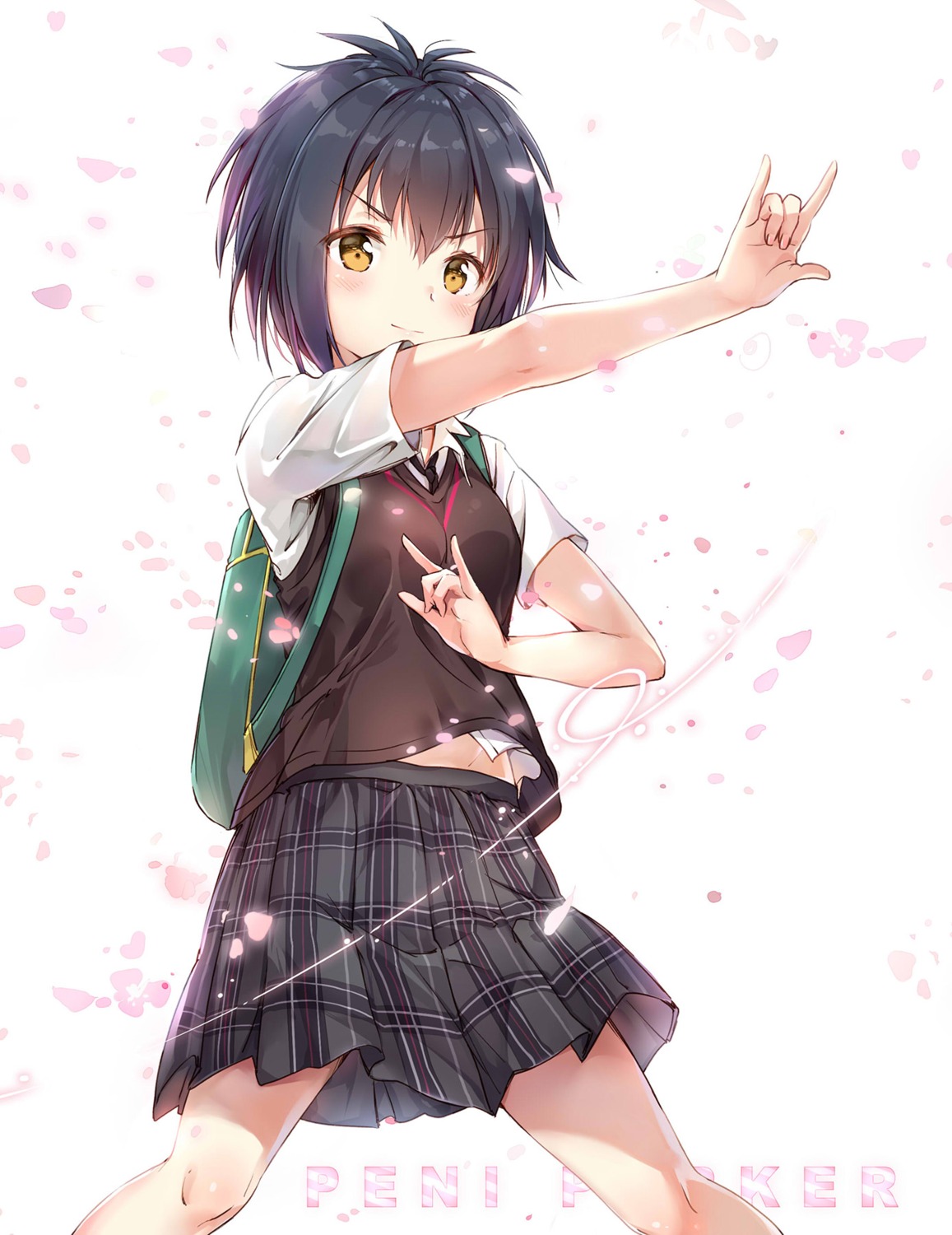 marvel, parker_penny, seifuku, spiderman, sweater, taro_(ultrataro)