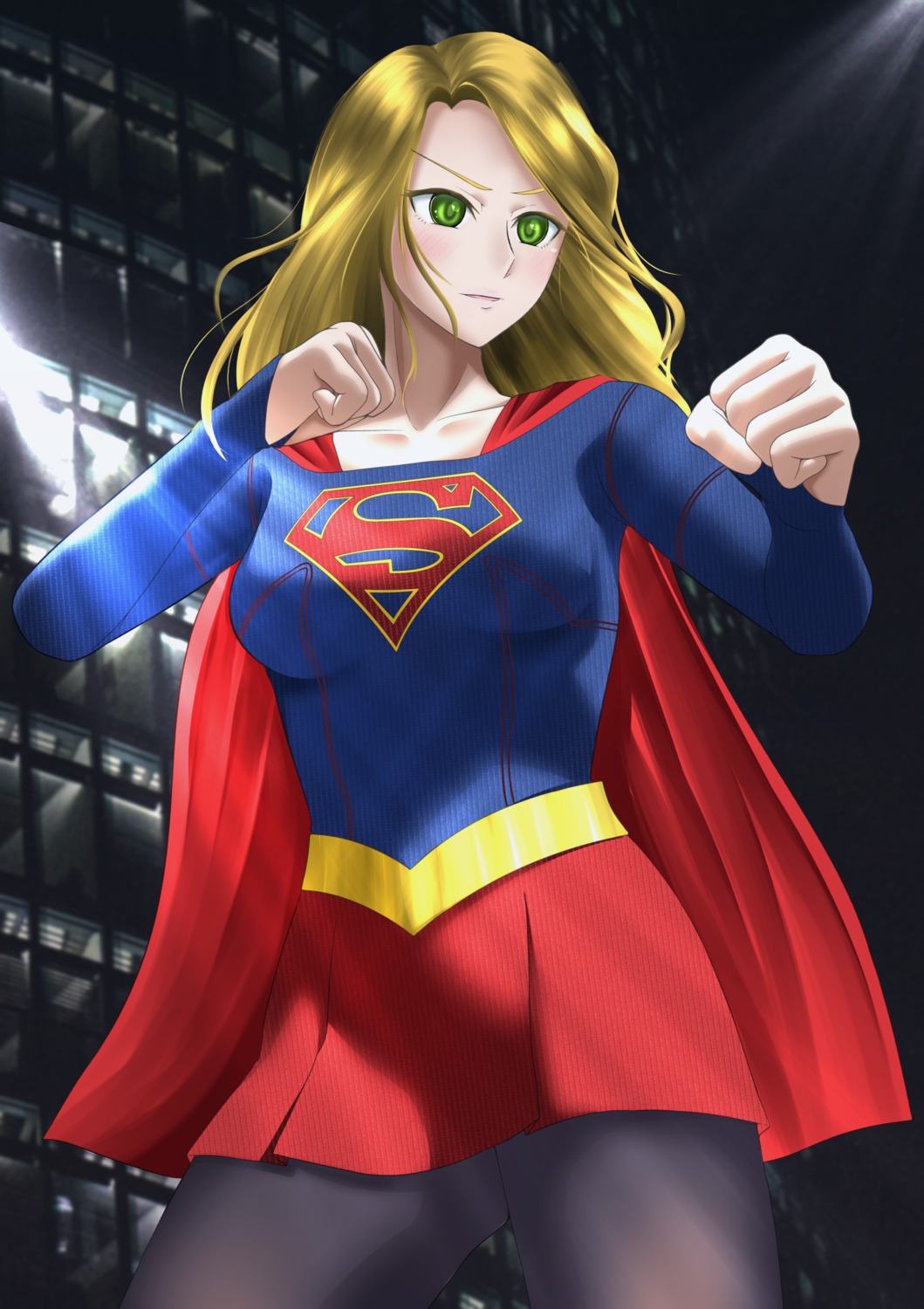 dc_comics, hyu_ryona, pantyhose, supergirl, supergirl_(character)