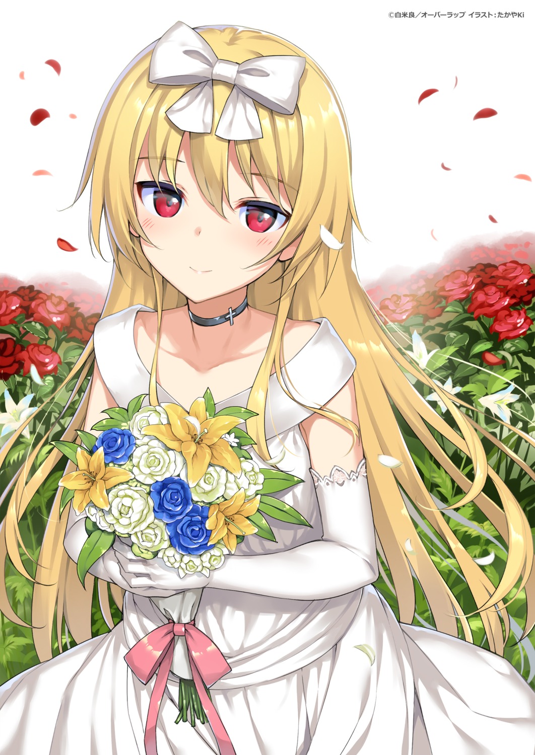 arifureta_shokugyou_de_sekai_saikyou, dress, takayaki, wedding_dress, yue_(arifureta)