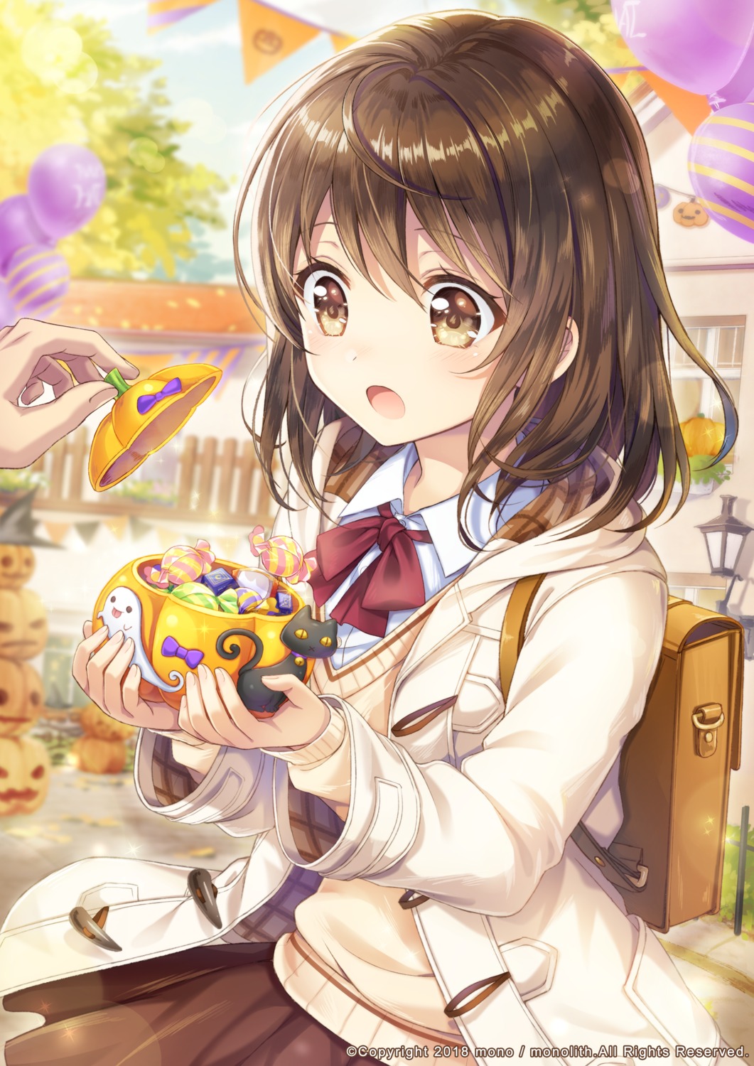 halloween, mono_lith, seifuku, sweater