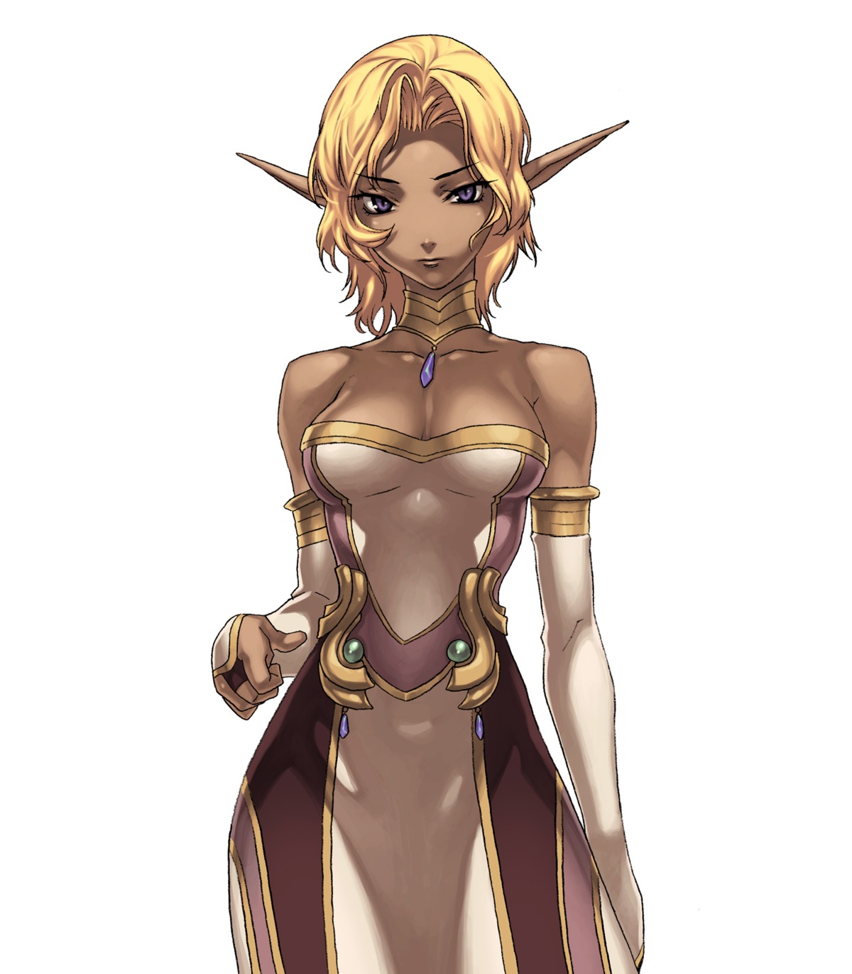 cleavage, elf, pointy_ears, spectral_force, tagme