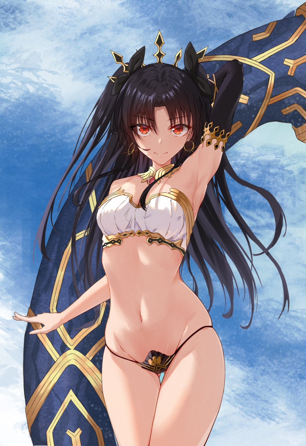 bikini_armor, bsmycc, fate/grand_order, ishtar_(fate), thighhighs