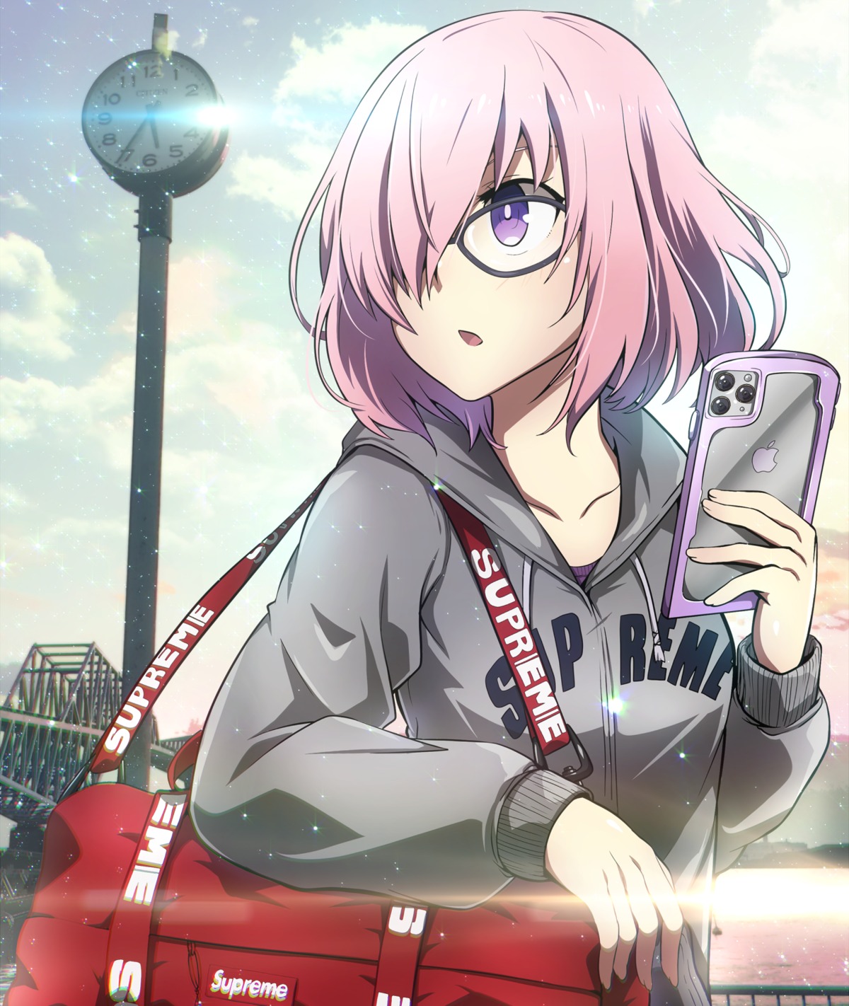 fate/grand_order, mash_kyrielight, megane, tom_(drpow)