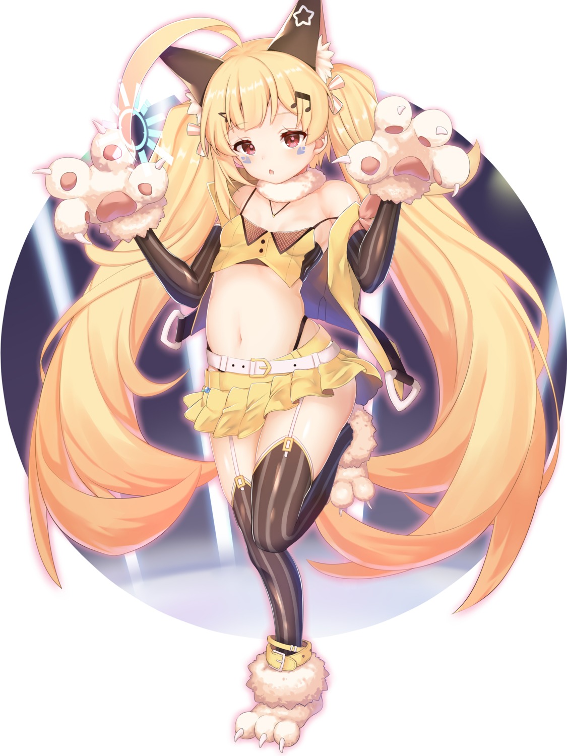 animal_ears, azur_lane, bra, eldridge_(azur_lane), pantsu, ponta_(velmar), stockings, thighhighs