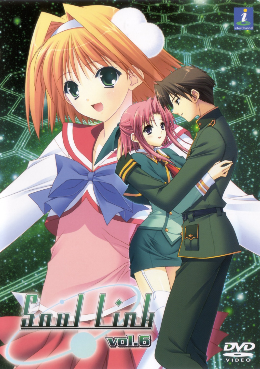 aizawa_shuhei, disc_cover, inatsuki_nanami, morisaki_nao, seifuku, soul_link, suzuhira_hiro, uniform