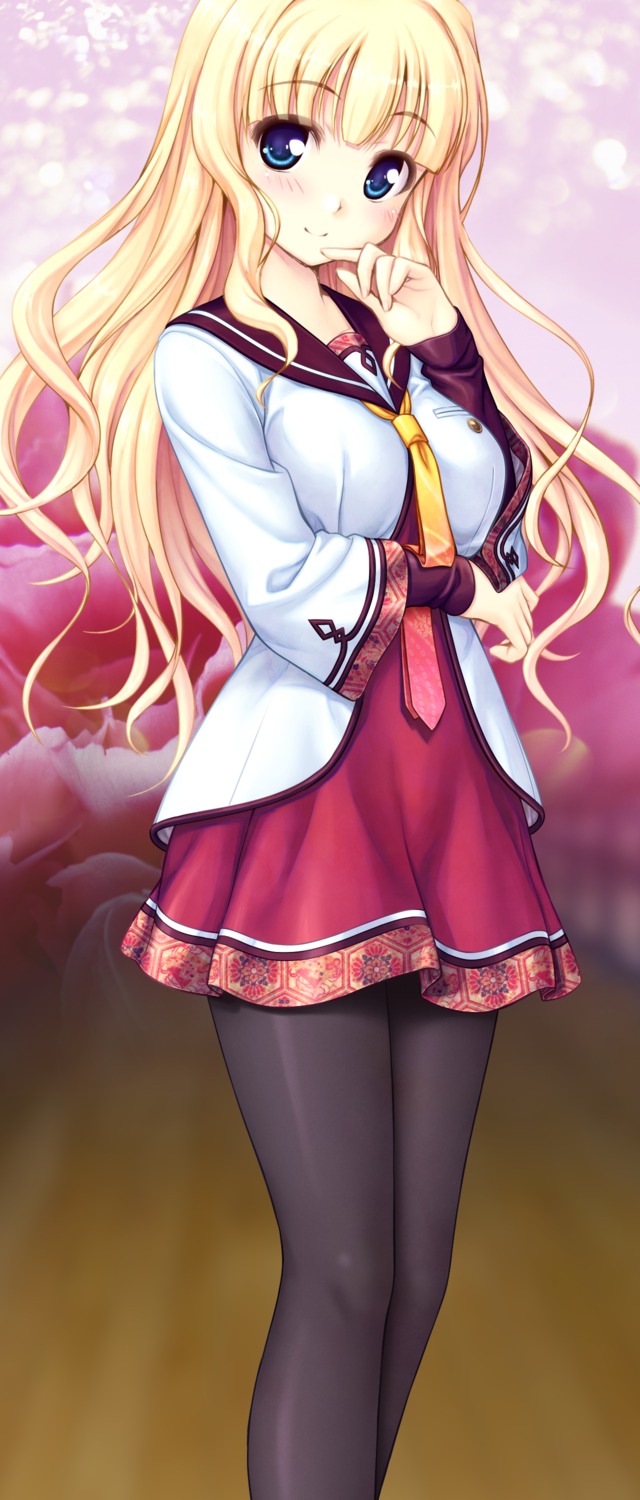 august, bekkankou, elsa_valentine, pantyhose, seifuku, sen_no_hatou_tsukisome_no_kouki