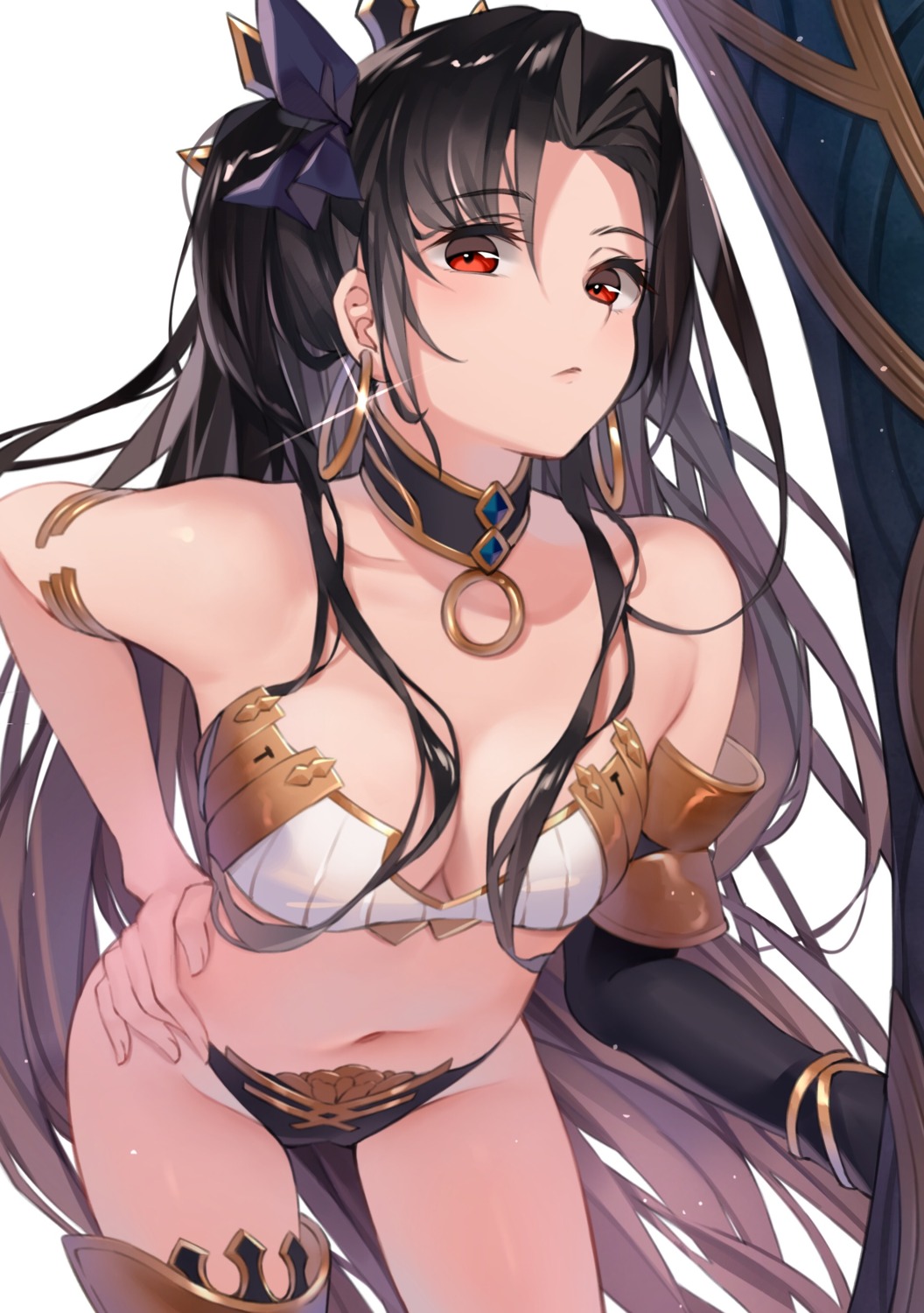 bikini_armor, cleavage, fate/grand_order, ishtar_(fate), thighhighs, to_gemichi