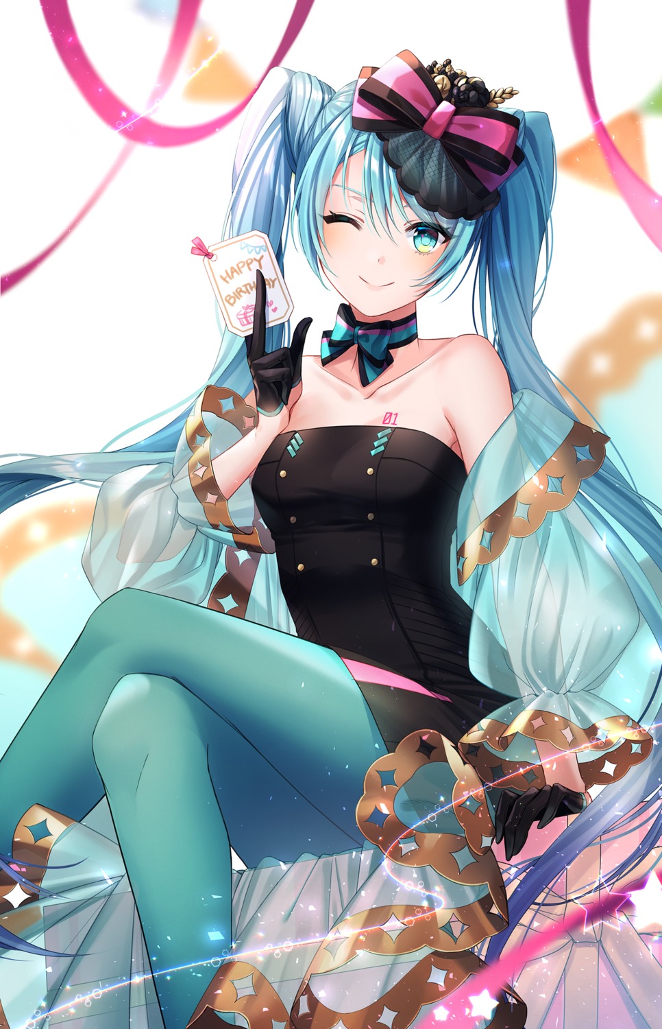 hatsune_miku, kiwi_(pixiv6429539), pantyhose, tattoo, vocaloid