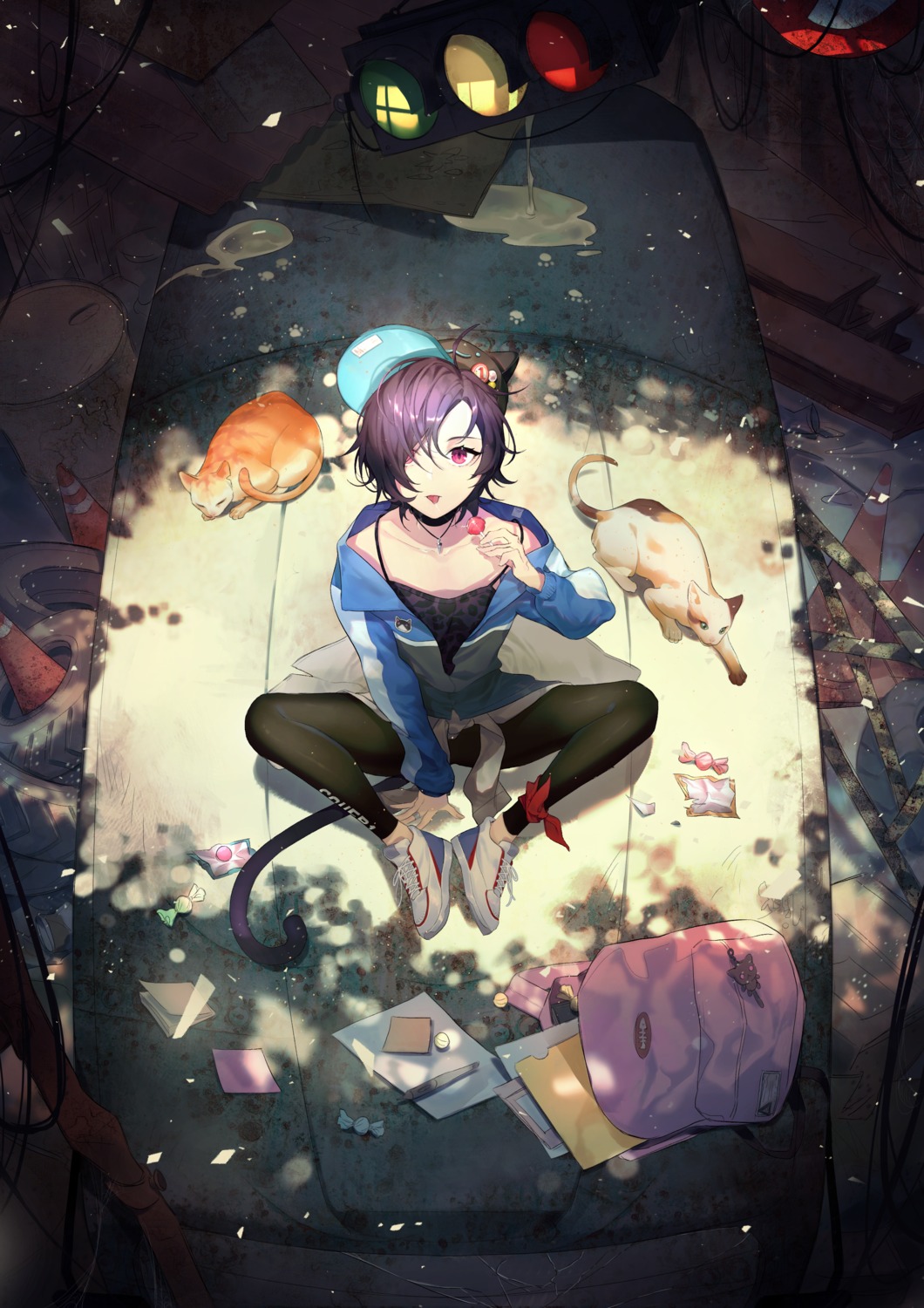 00suger001, neko, tail