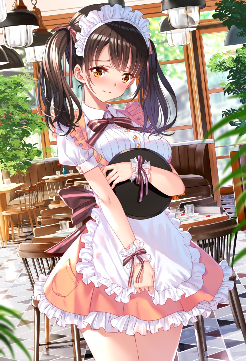 maid, swordsouls, waitress