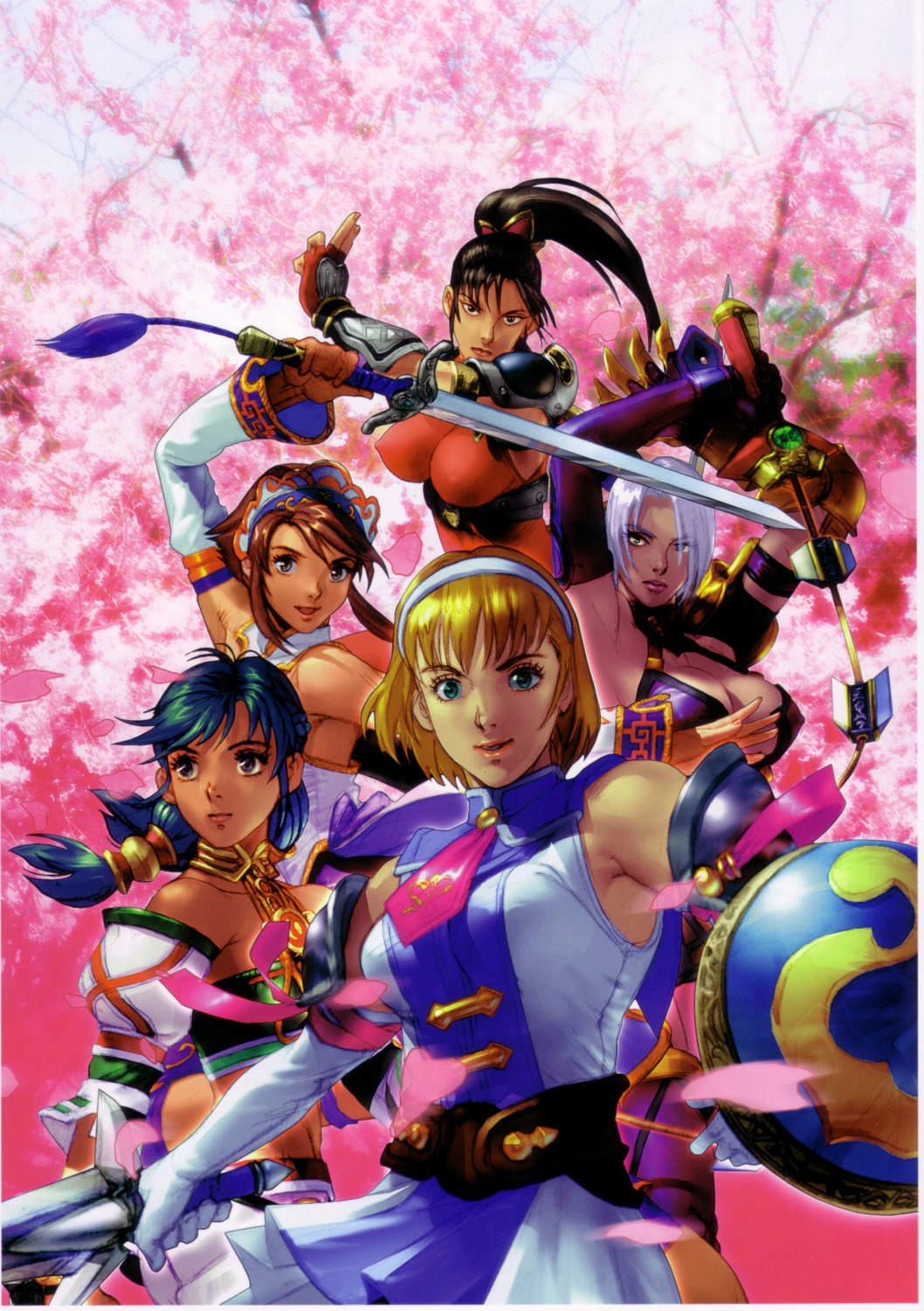 cassandra_alexandra, chai_xianghua, ivy_valentine, soul_calibur, sword, taki, talim, weapon
