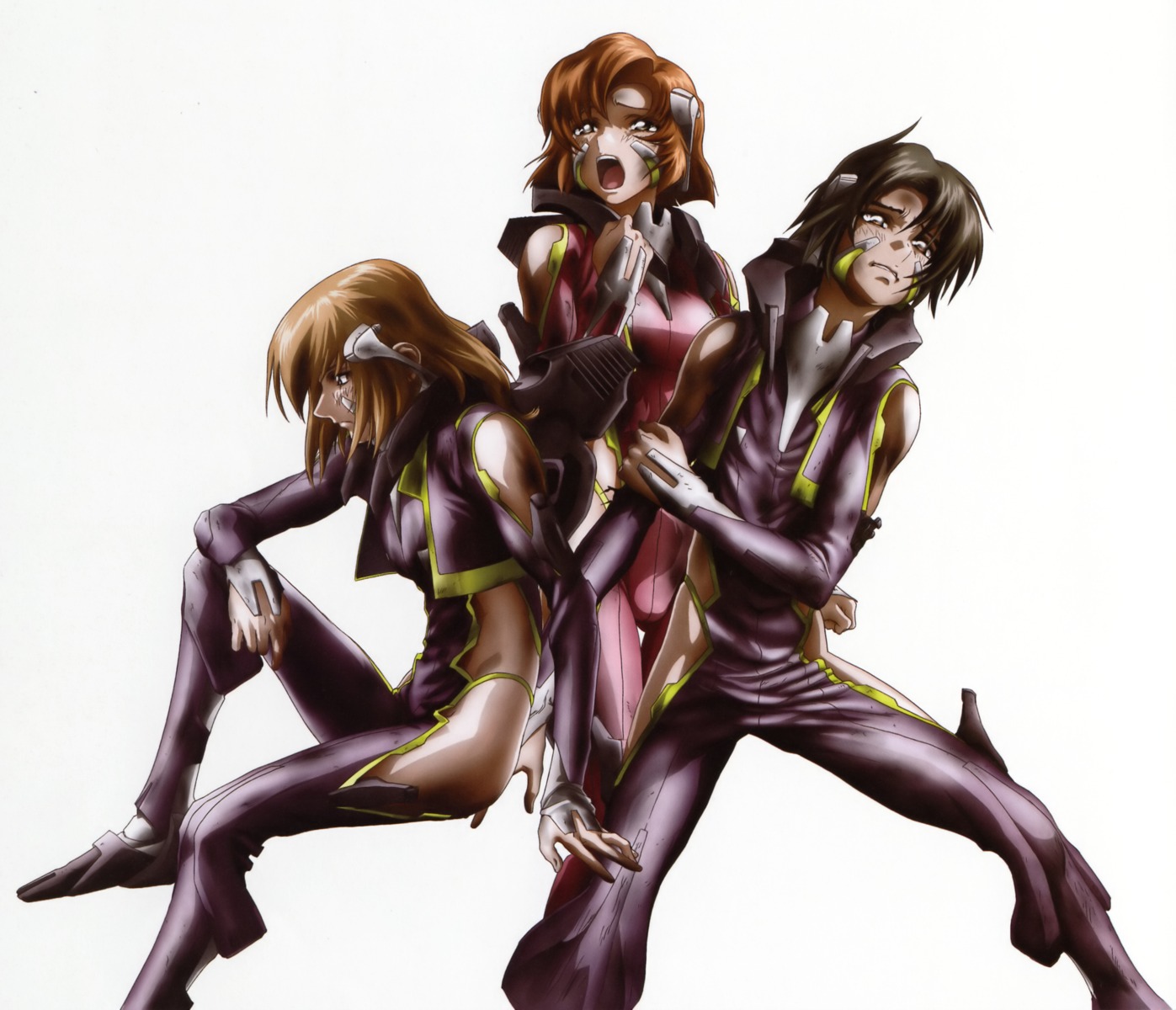 hirai_hisashi, makabe_kazuki, minashiro_soushi, soukyuu_no_fafner, toomi_maya
