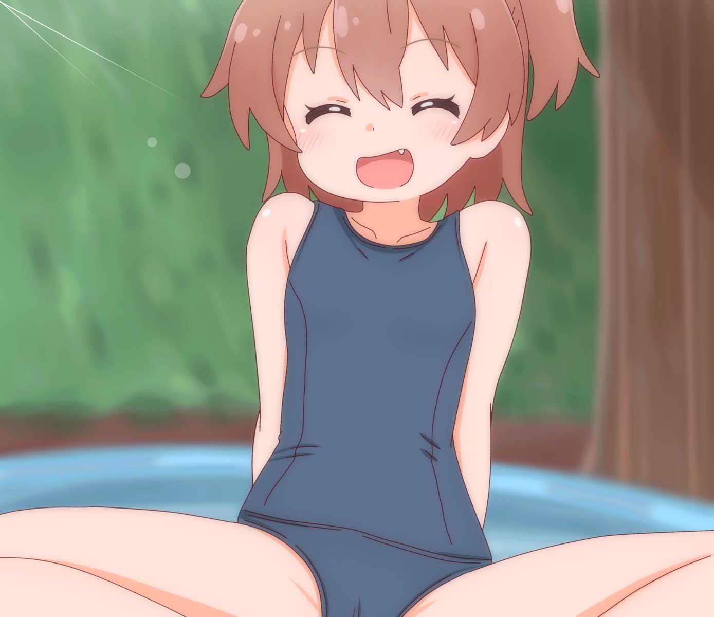 cameltoe, hoshino_hinata, poa_mellhen, school_swimsuit, swimsuits, watashi_ni_tenshi_ga_maiorita!