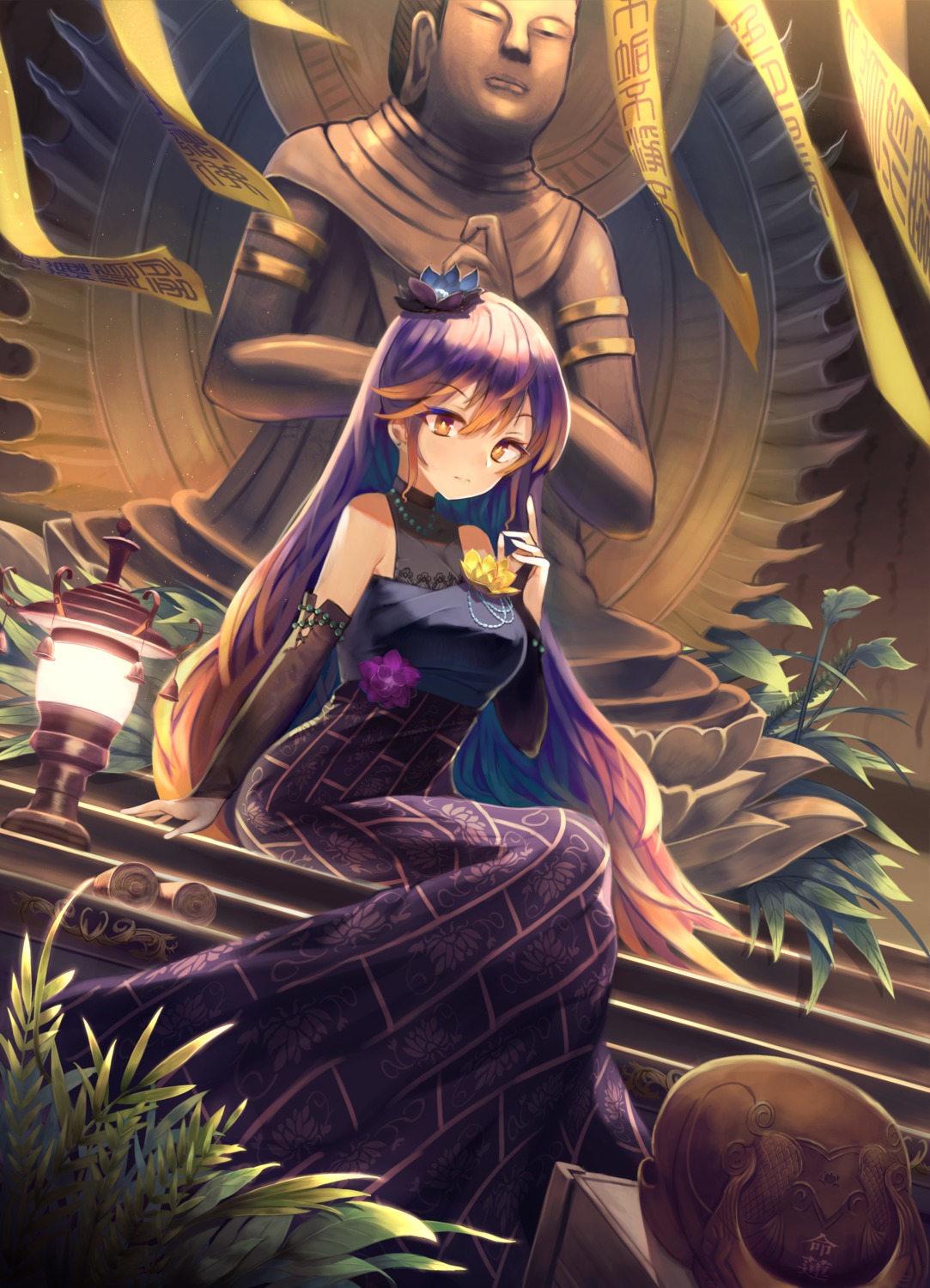 dress, hijiri_byakuren, pixerite, touhou