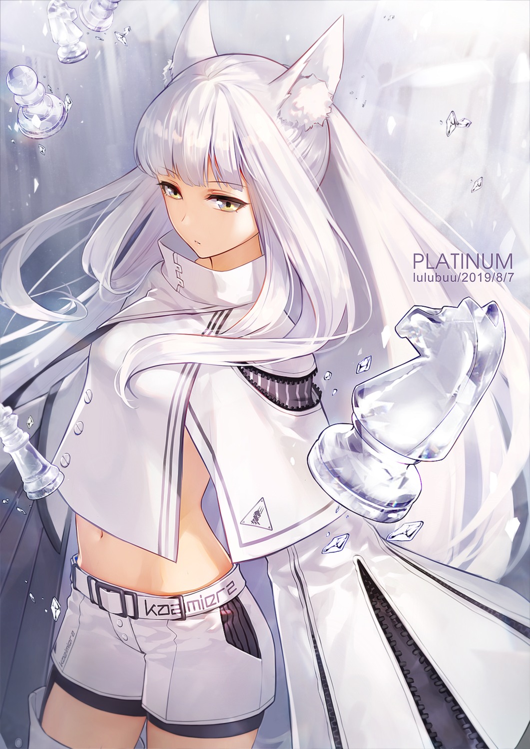animal_ears, arknights, platinum_(arknights), ruru_(lulubuu)