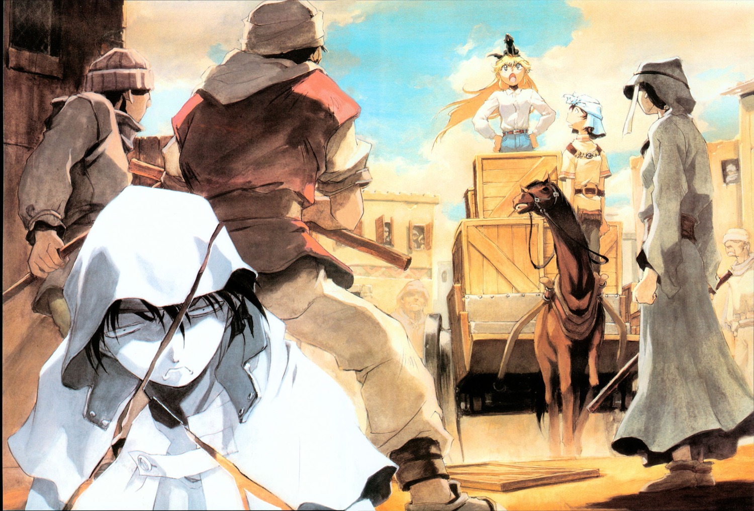 cleao_everlasting, kusaka_yuuya, majutsushi_orphen, neko, orphen, sword