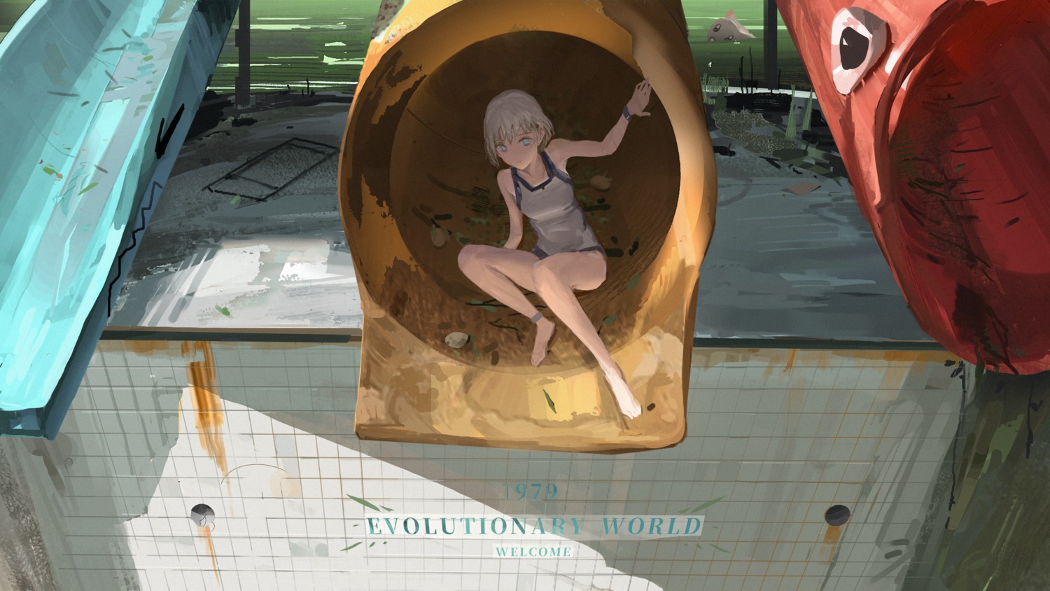 landscape, paindude, swimsuits
