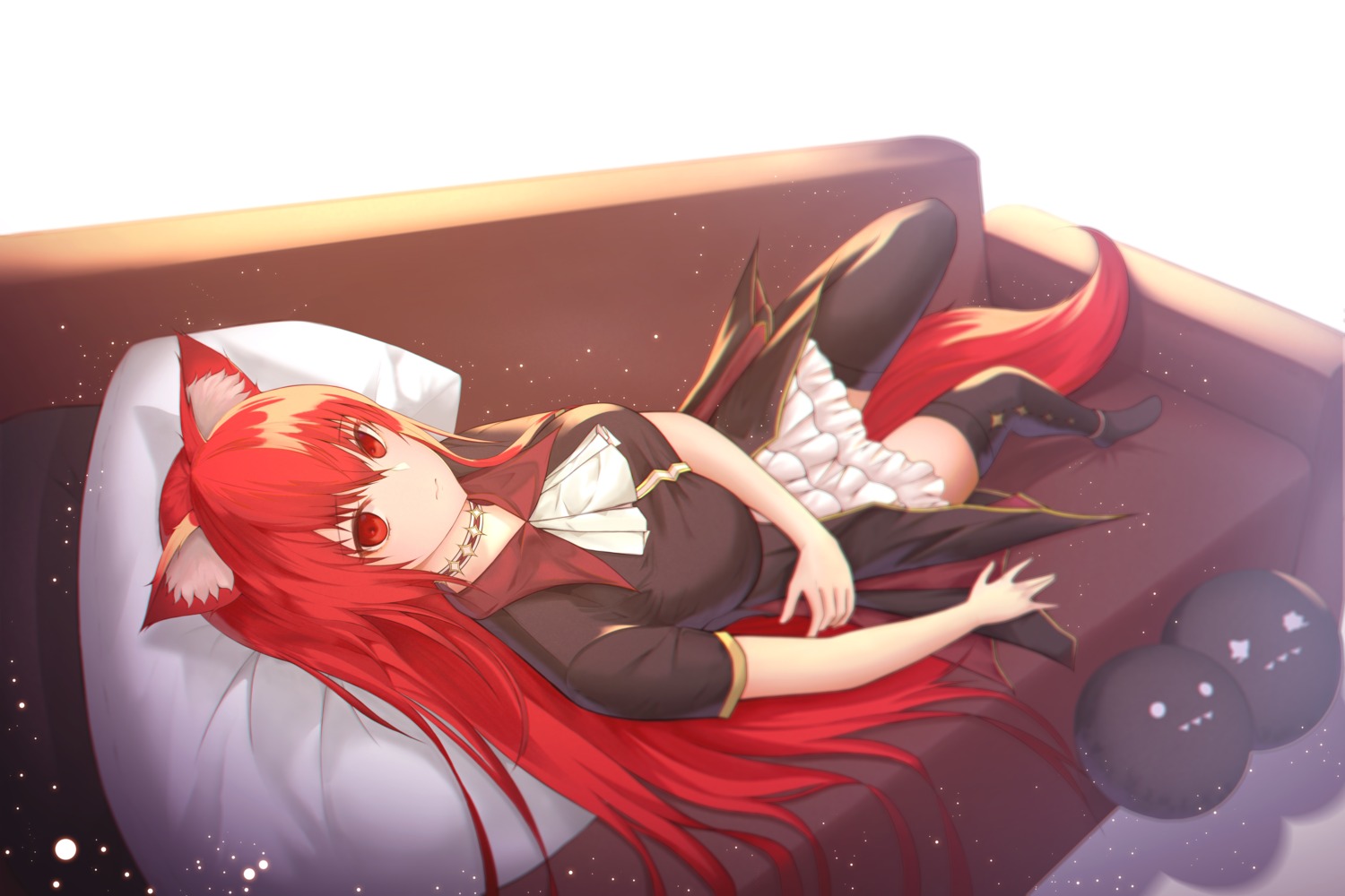 animal_ears, fakegeo, tail, thighhighs