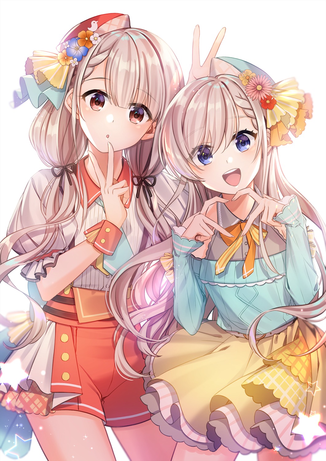 hisakawa_hayate, hisakawa_nagi, kiwi_(pixiv6429539), the_idolm@ster, the_idolm@ster_cinderella_girls, the_idolm@ster_cinderella_girls_starlight_stage