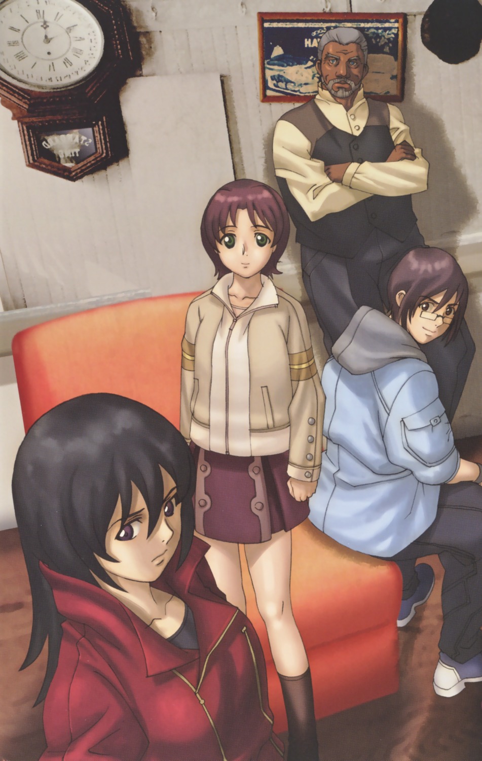 accela_warrick, hamakawa_shuujirou, integra_martel, joseph, megane, solty_rei, yuto_k._steel