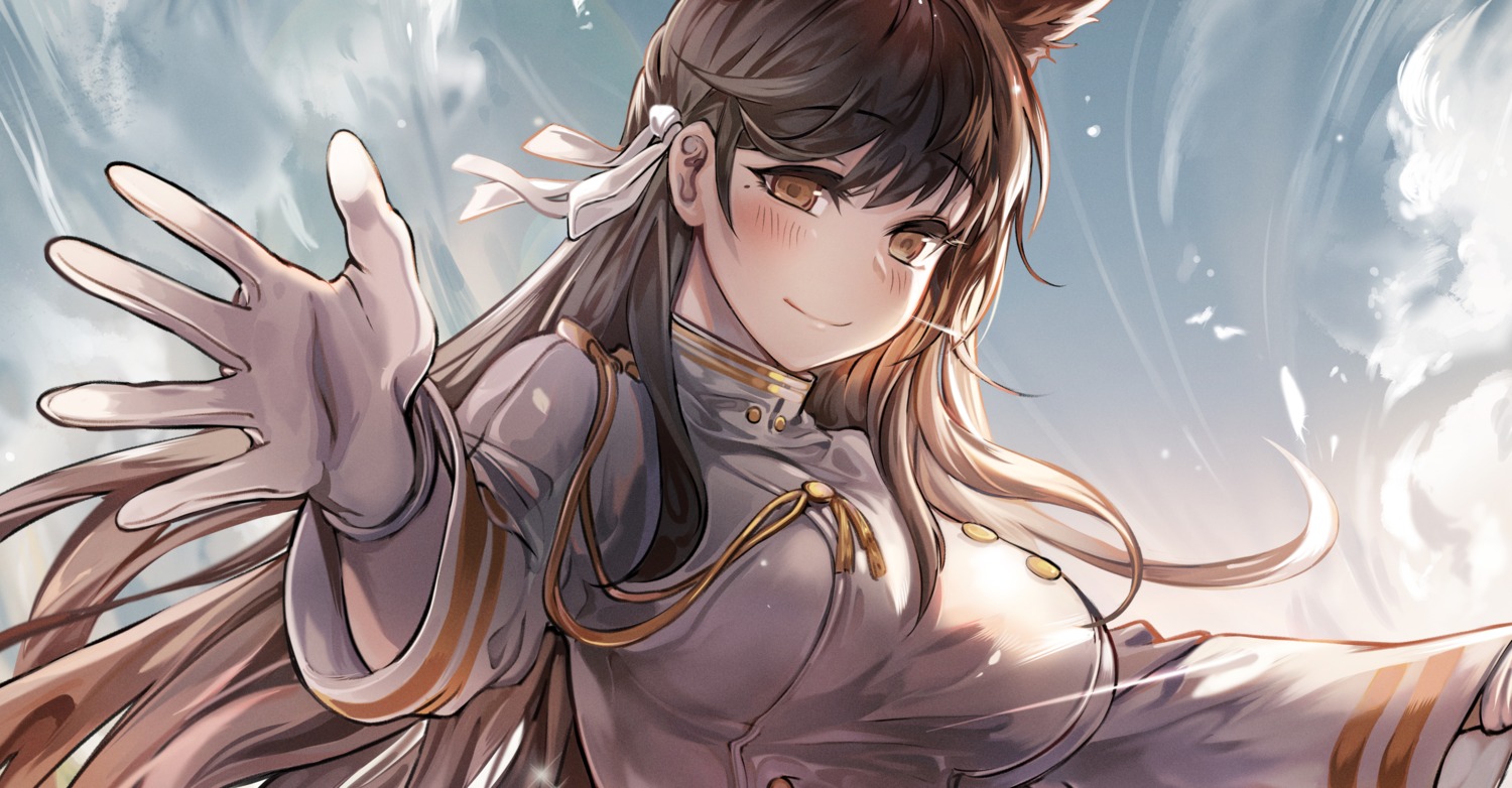 animal_ears, atago_(azur_lane), azur_lane, snowru, uniform