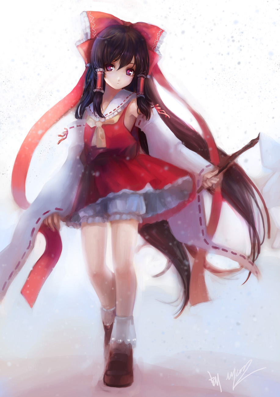 bloomers, hakurei_reimu, miko, touhou, yoru_(xueyinye)