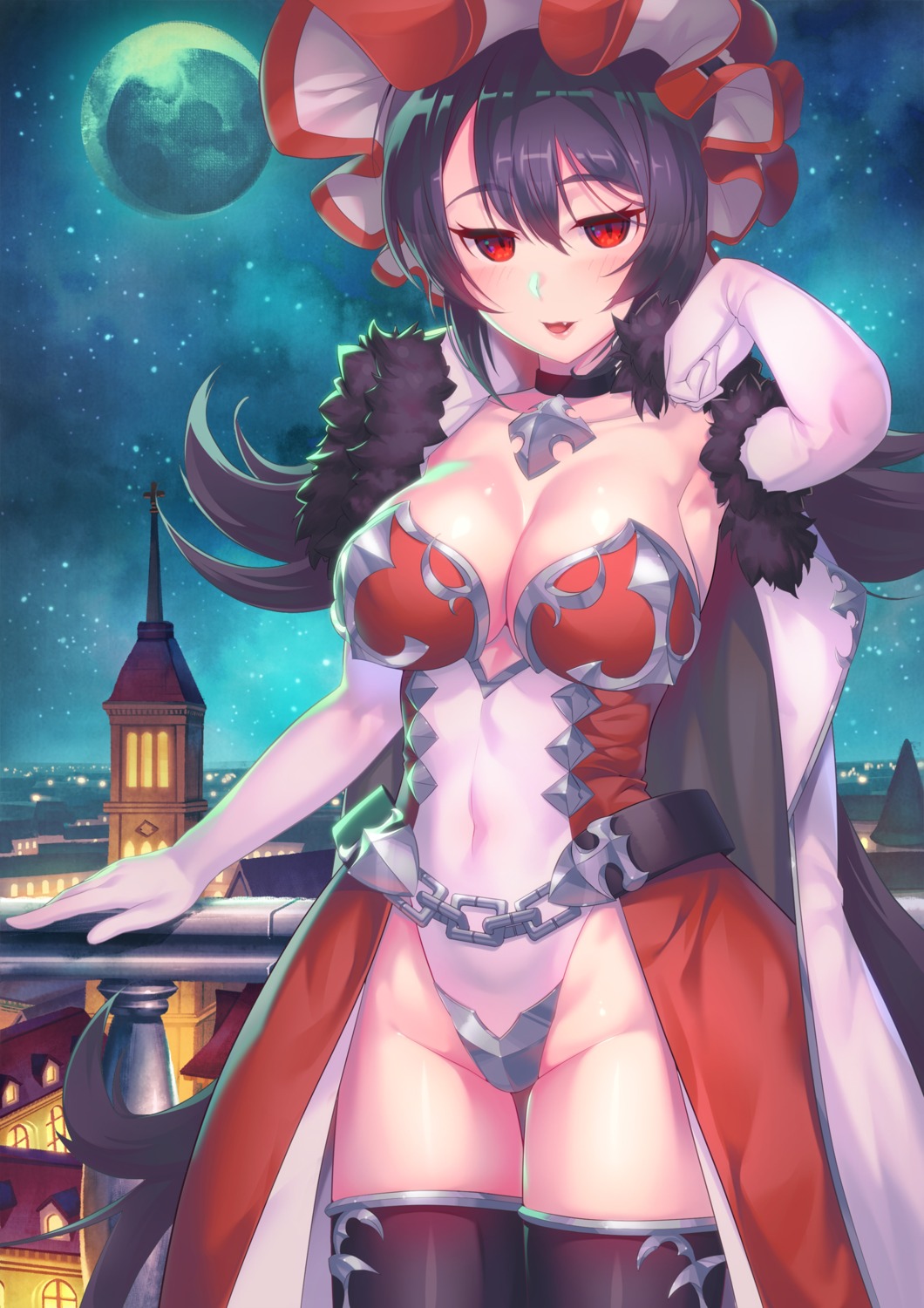 armor, cleavage, ilya_ornstein, leotard, momoto0193, princess_connect!, princess_connect!_re:dive, thighhighs