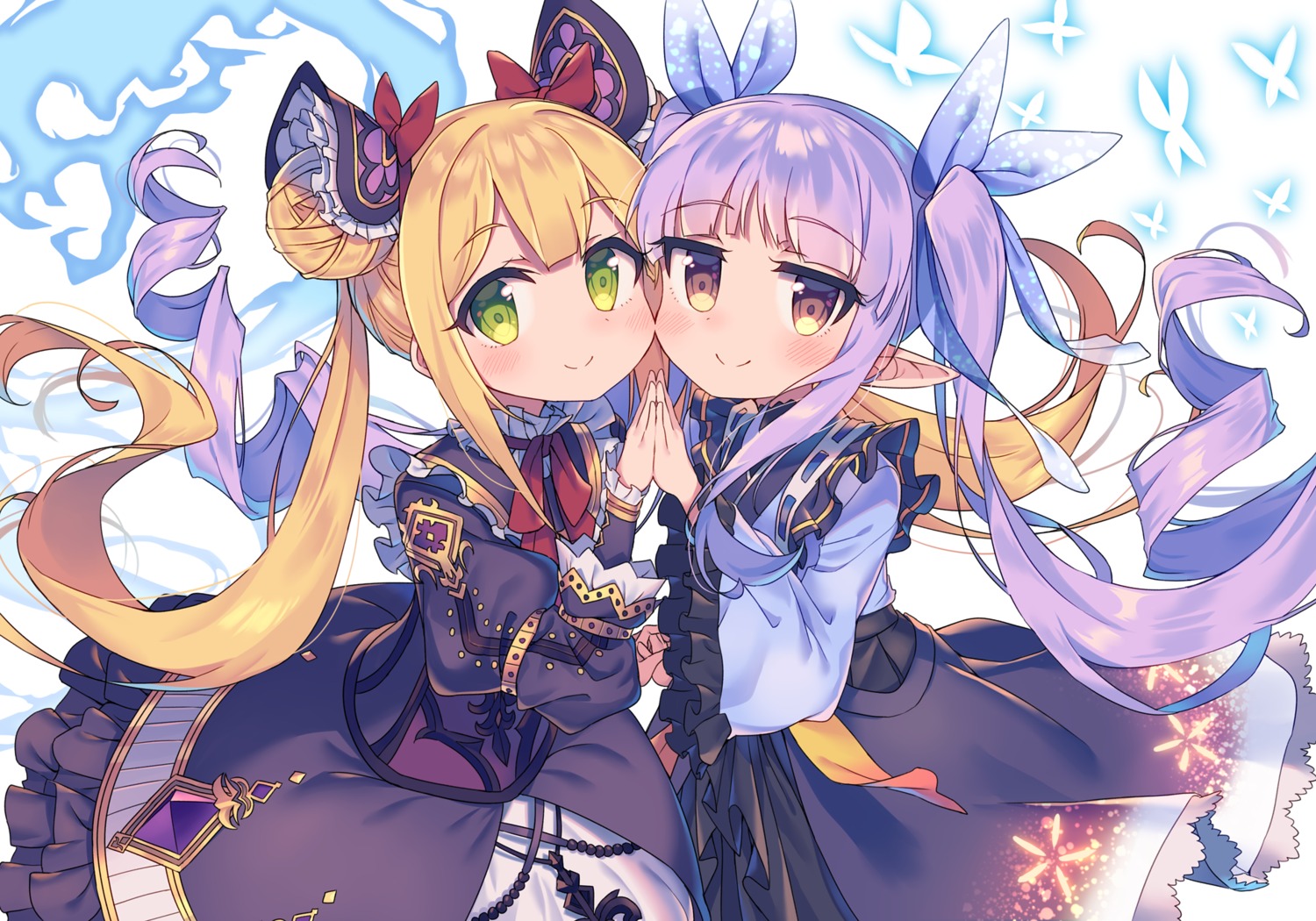 crossover, hikawa_kyouka, luna_(shadowverse), princess_connect!, princess_connect!_re:dive, shadowverse, wagashi928