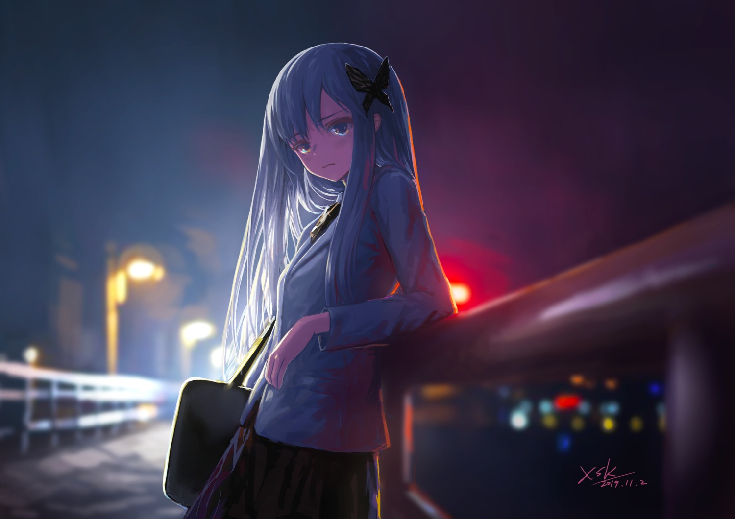 ac_xsk, artist_revision, bang_dream!, bang_dream!_episode_of_roselia, minato_yukina, seifuku