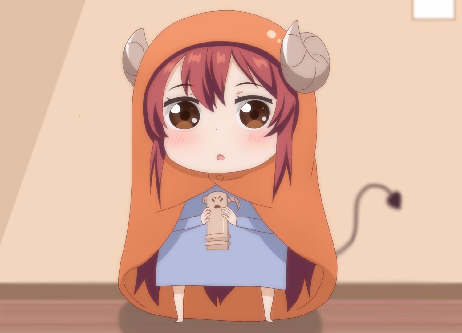 cosplay, doma_umaru, dress, himouto!_umaru-chan, horns, machikado_mazoku, poa_mellhen, tail