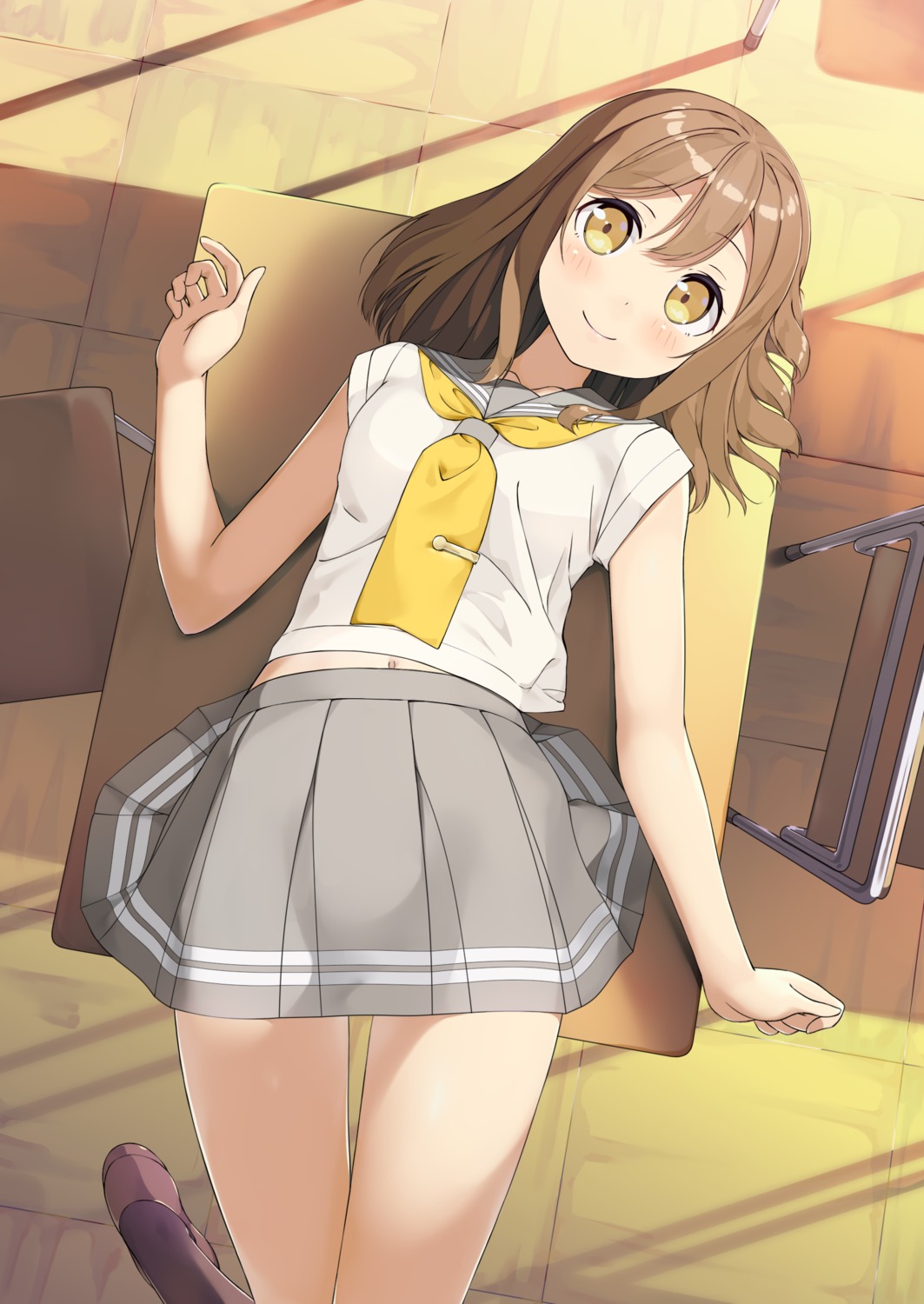 kunikida_hanamaru, love_live!_(series), love_live!_sunshine!!, seifuku, tsubure_manjuu
