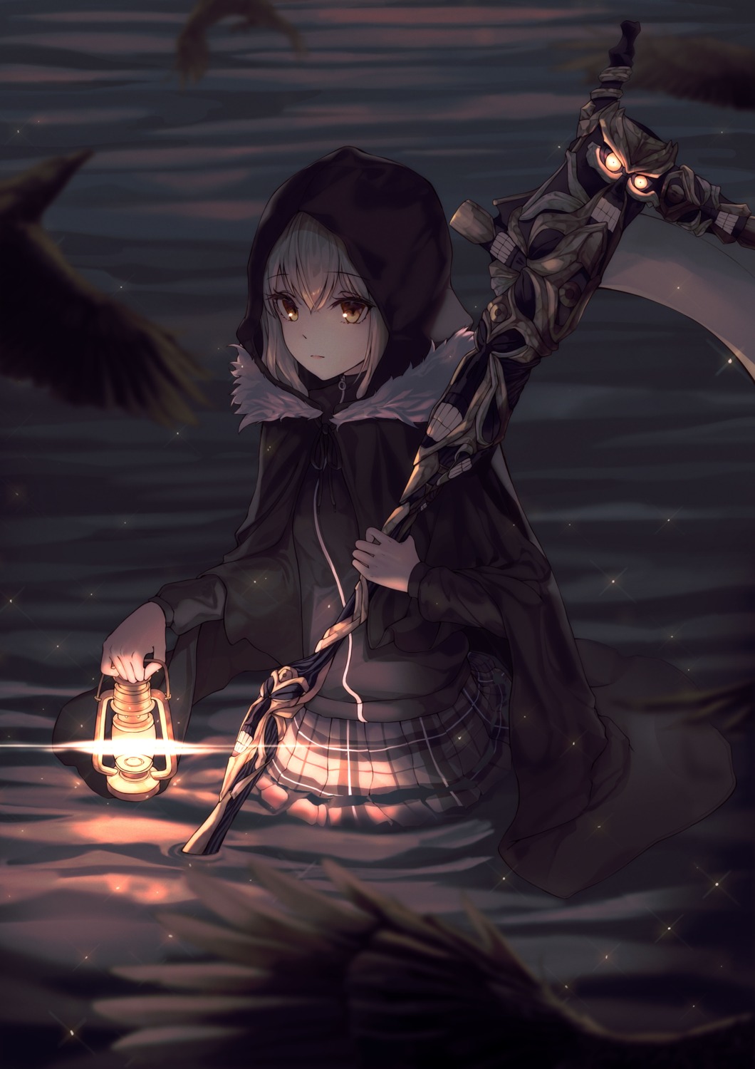 gray_(fate), ita_(itta), lord_el-melloi_ii-sei_no_jikenbo, weapon, wet