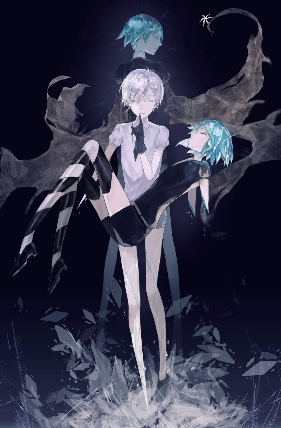 antarcticite, houseki_no_kuni, phosphophyllite, thkani