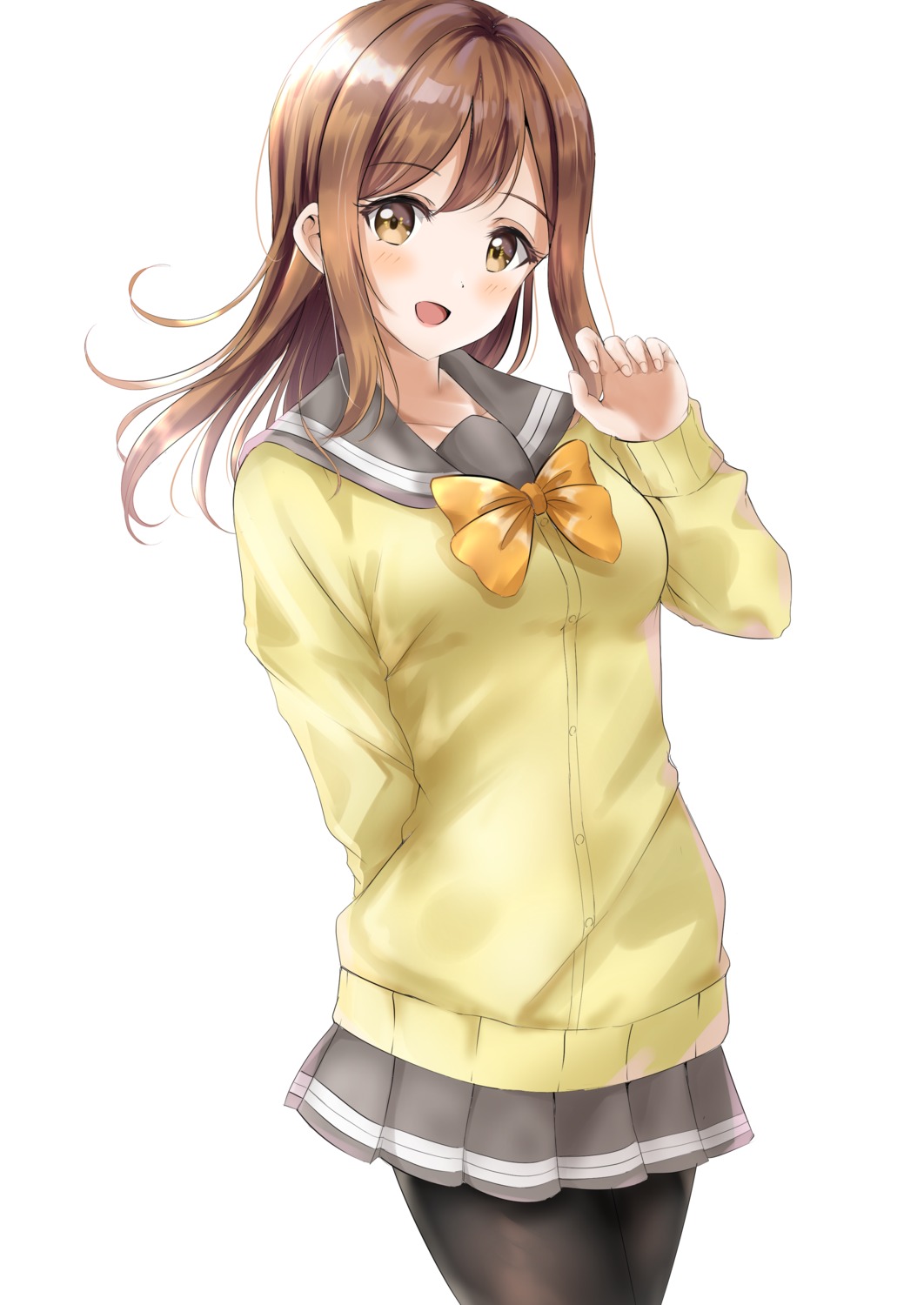 kunikida_hanamaru, love_live!_(series), love_live!_sunshine!!, pantyhose, seifuku, sin, sweater