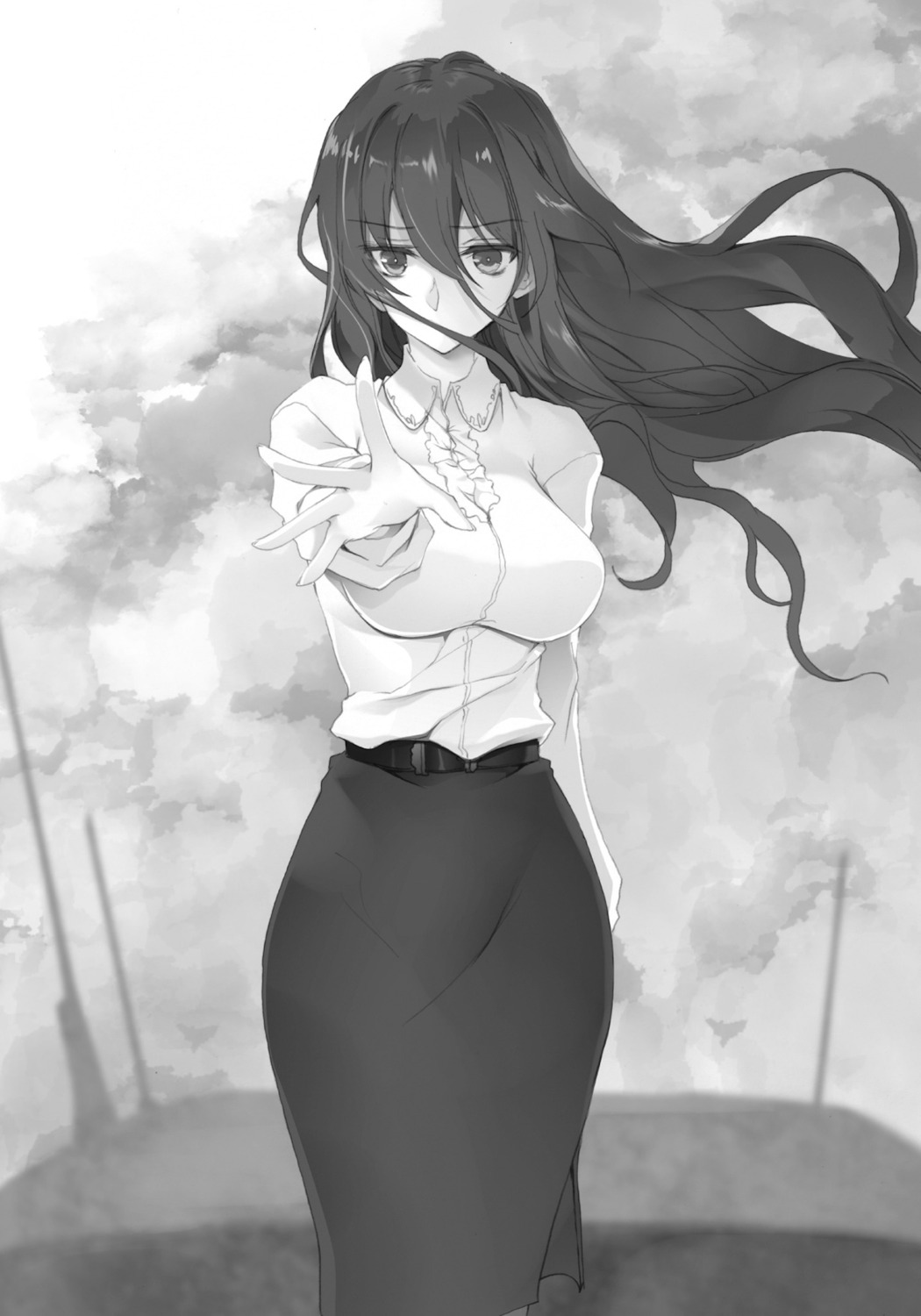 monochrome, oreki_yuuri, rakudai_kishi_no_cavalry, won_(az_hybrid)