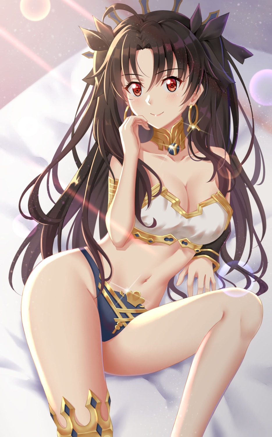 bikini_armor, cleavage, fate/grand_order, ishtar_(fate), thighhighs, yohane_yoshiko