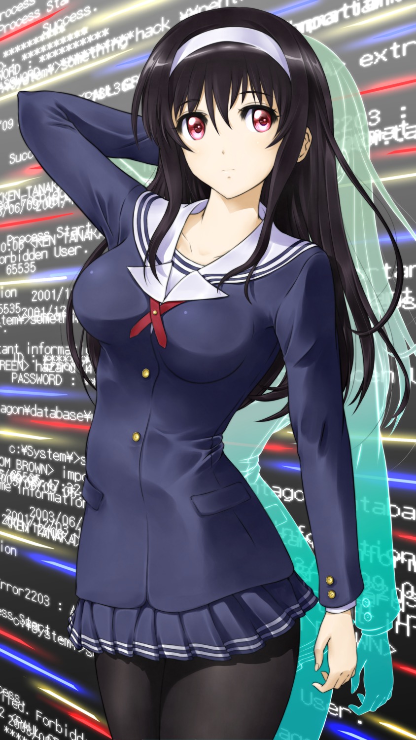 kasumigaoka_utaha, memory_(pixiv761884), pantyhose, saenai_heroine_no_sodatekata, seifuku