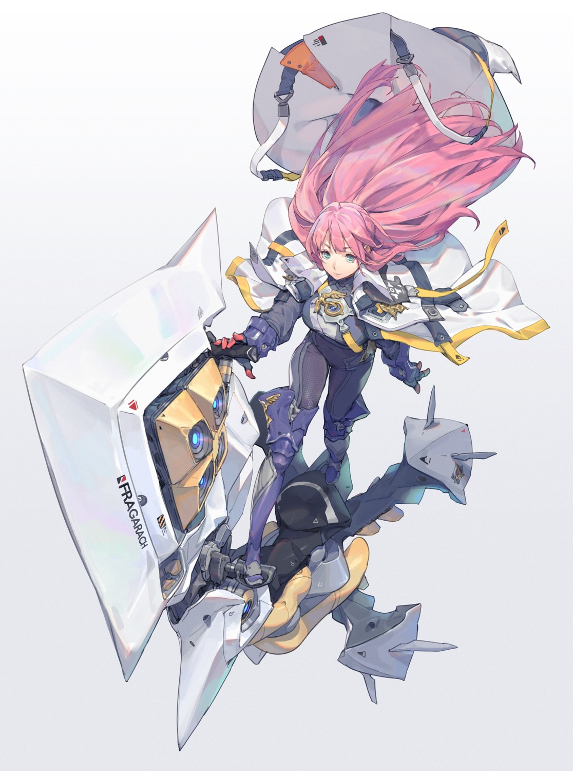 armor, bodysuit, mecha, nogchasaeg_(karon2848), witch