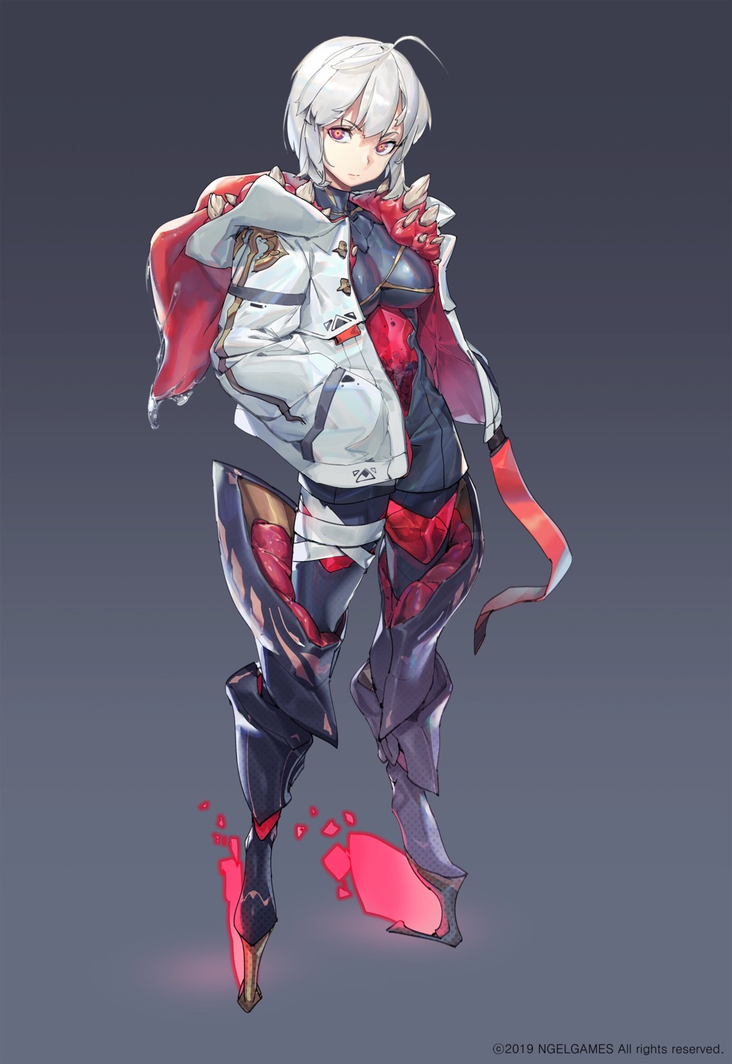 bandages, monster_girl, ngelgames, nogchasaeg_(karon2848)