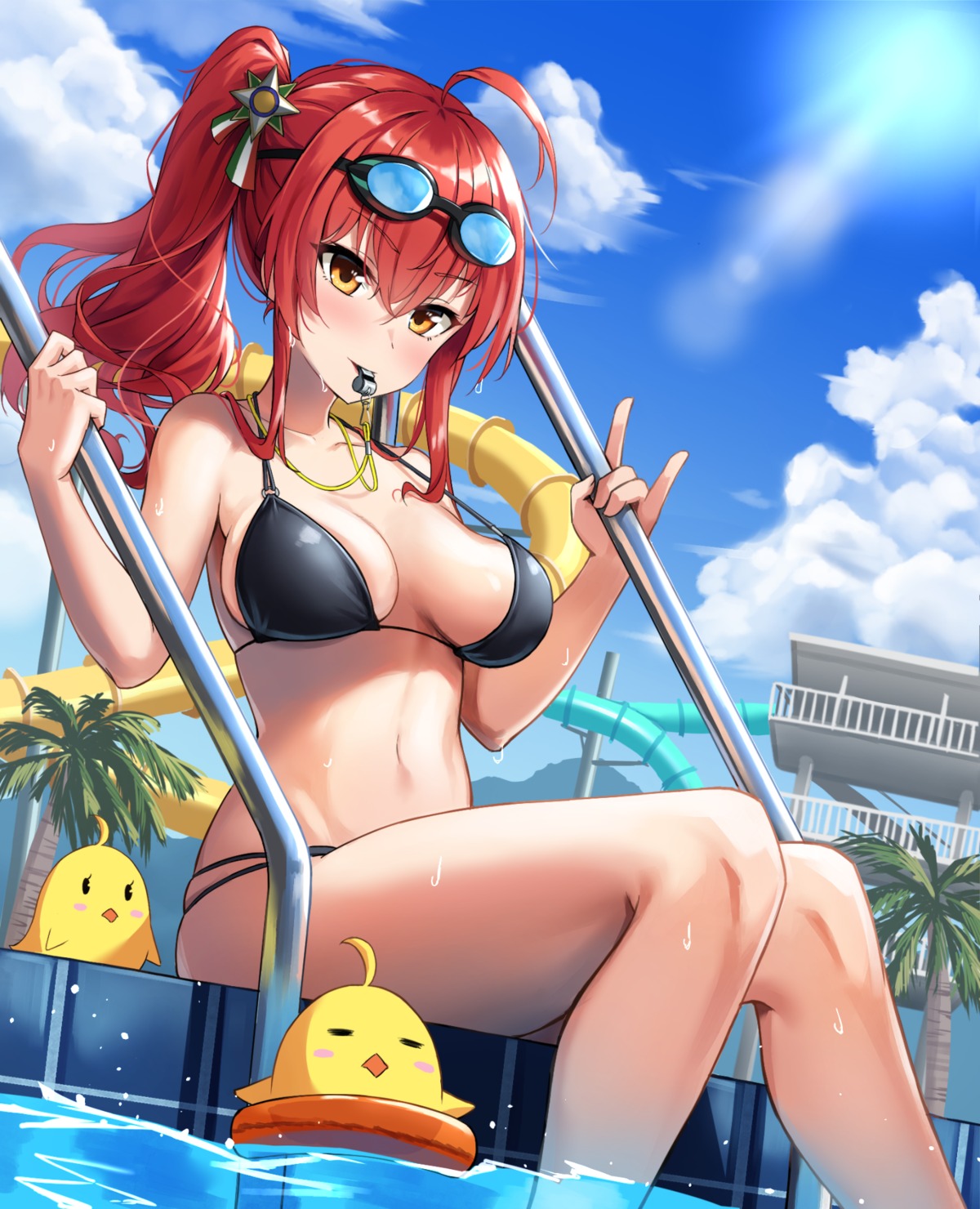 acso, azur_lane, bikini, manjuu_(azur_lane), swimsuits, wet, zara_(azur_lane)