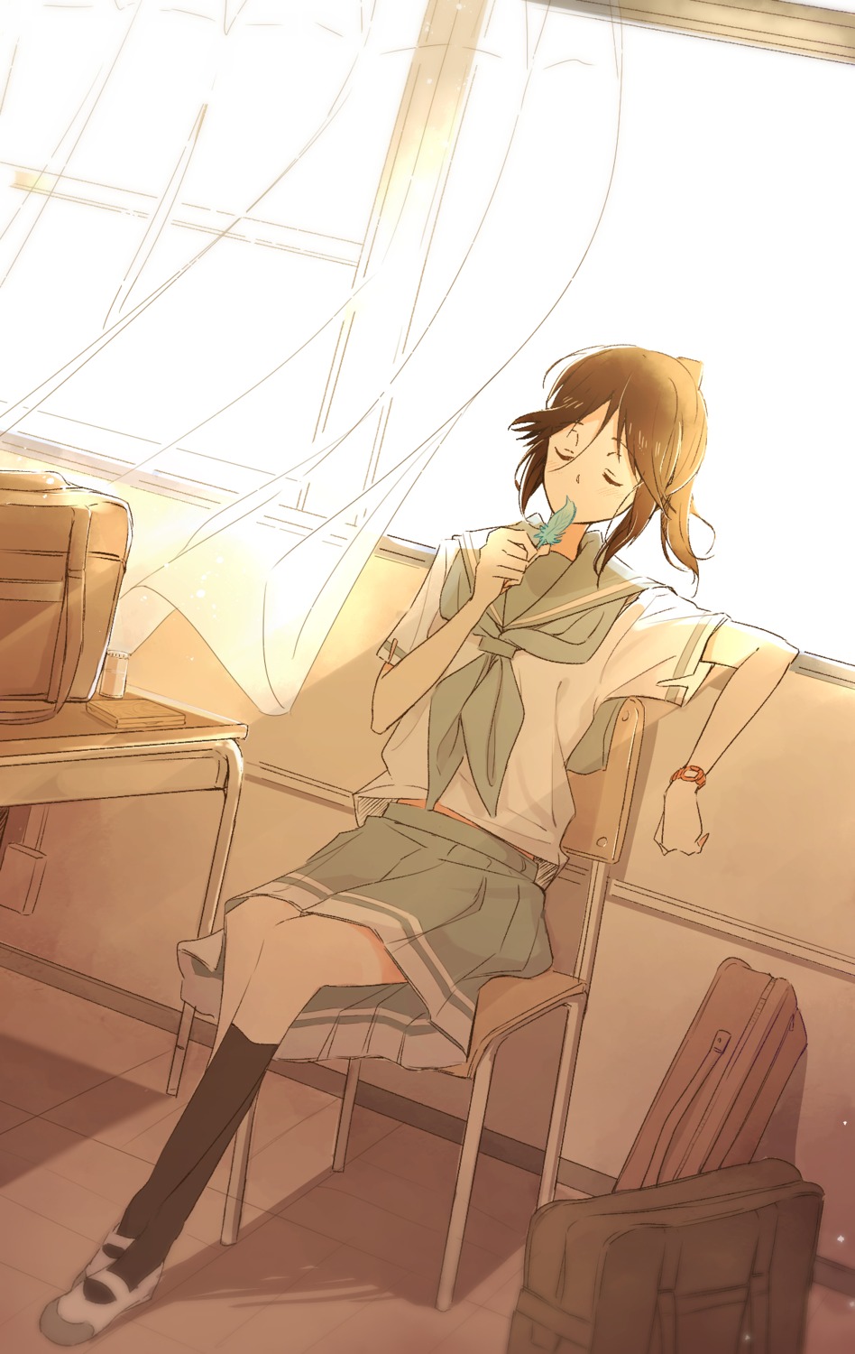 hibike!_euphonium, kasaki_nozomi, liz_to_aoi_tori, sawara65, seifuku