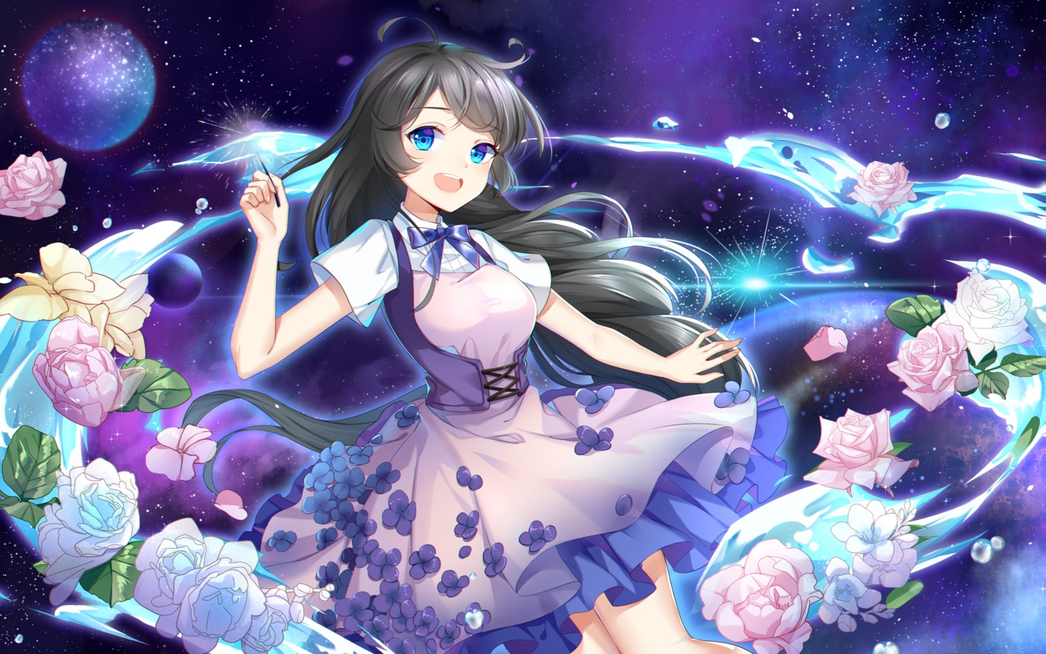 dress, skirt_lift, yuu_li_(glass)