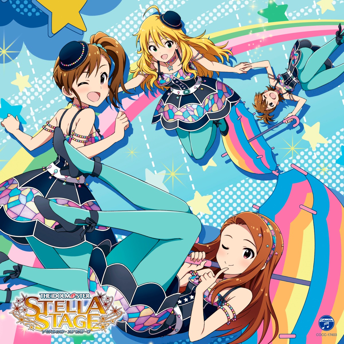 disc_cover, futami_ami, futami_mami, heels, hoshii_miki, minase_iori, pantyhose, tagme