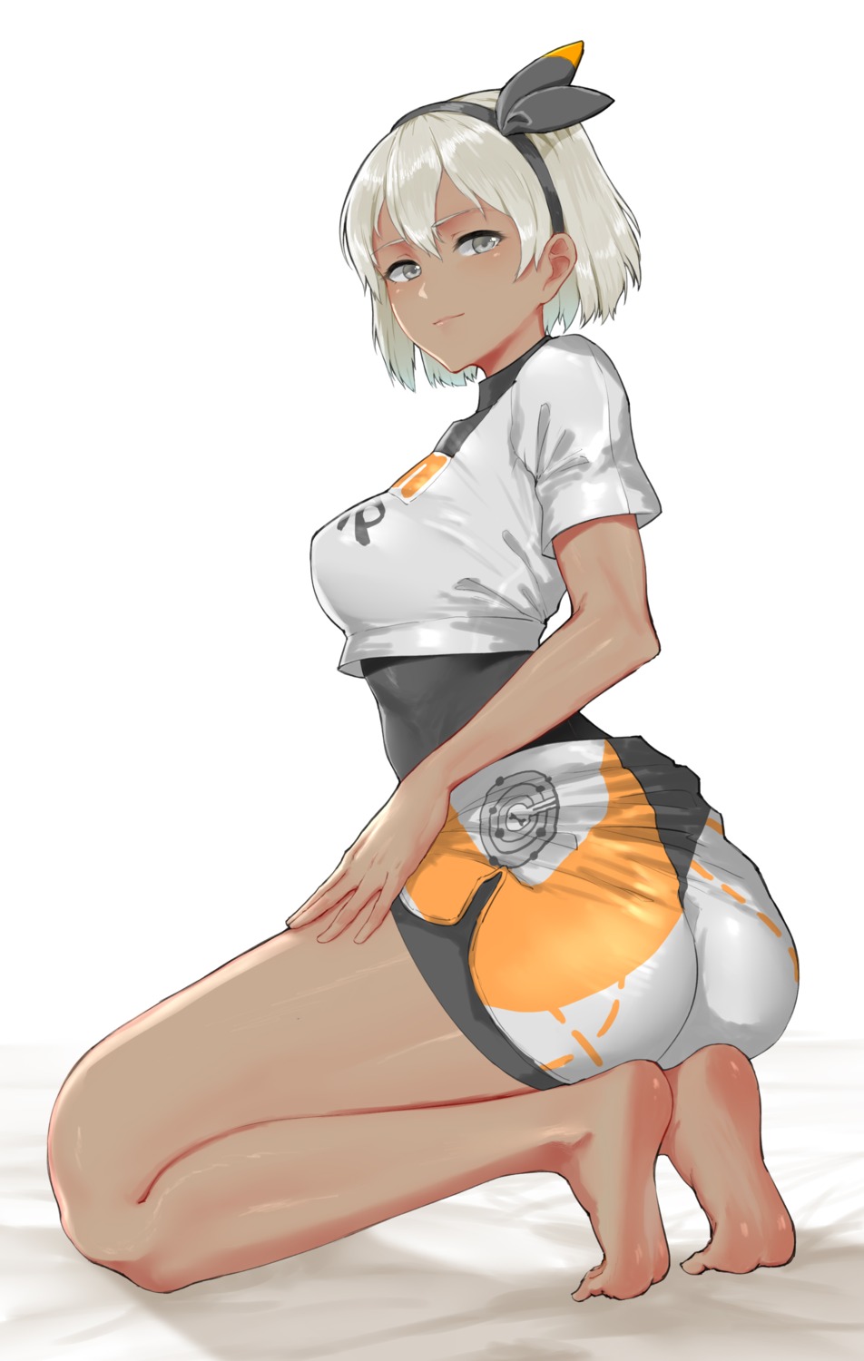 ass, bike_shorts, c.rabbit, feet, pokemon, pokemon_swsh, saitou_(pokemon)