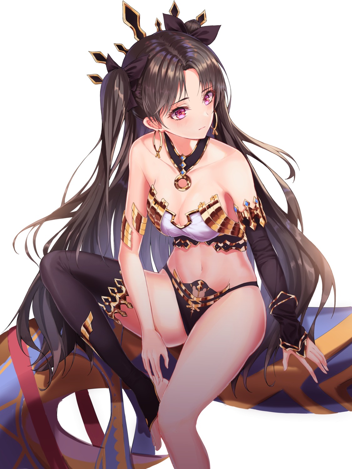 apraxia, bikini_armor, cleavage, fate/grand_order, ishtar_(fate), thighhighs