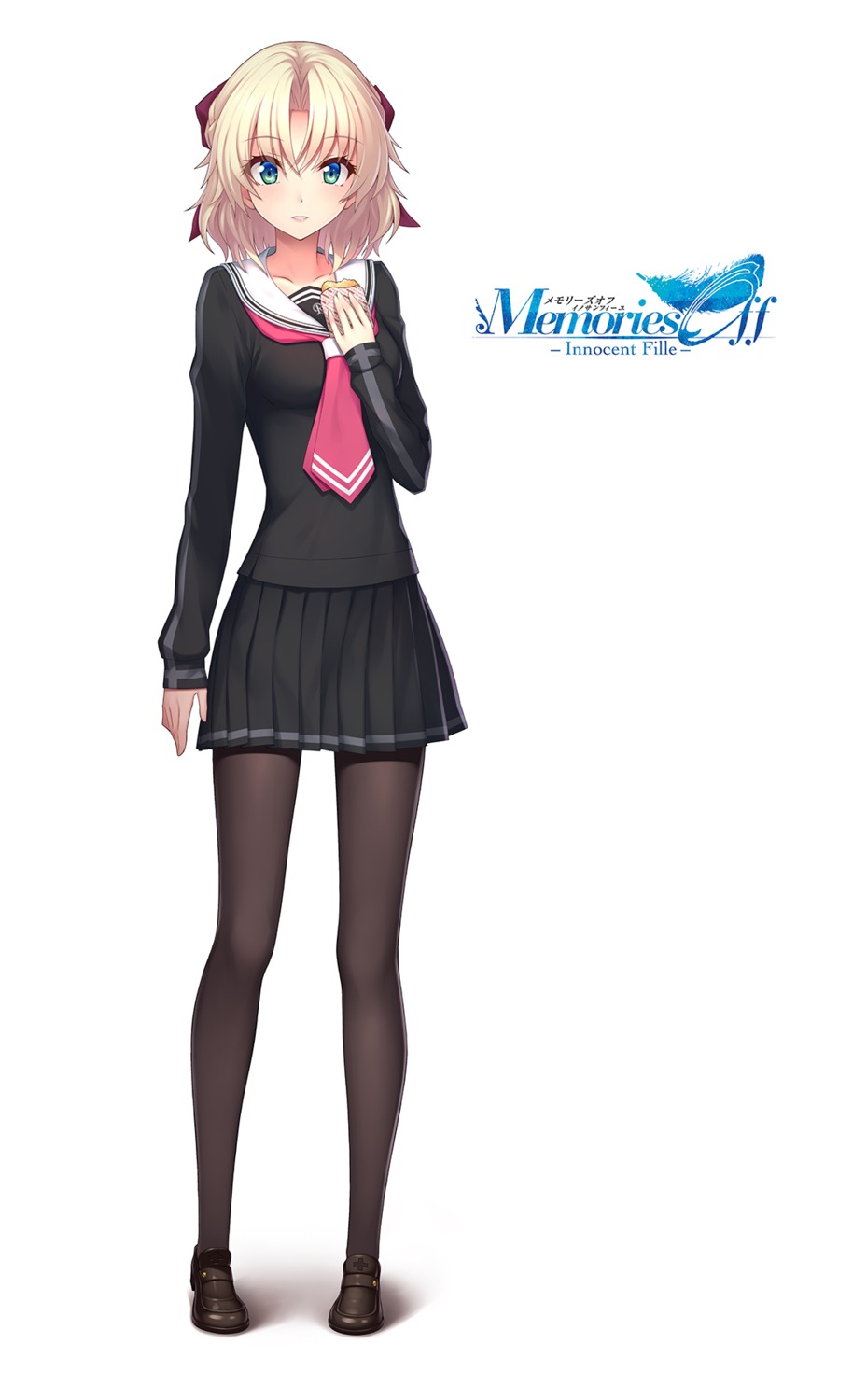athrun1120, breast_hold, kagamigawa_noelle, memories_off_-innocent_file-, pantyhose, seifuku