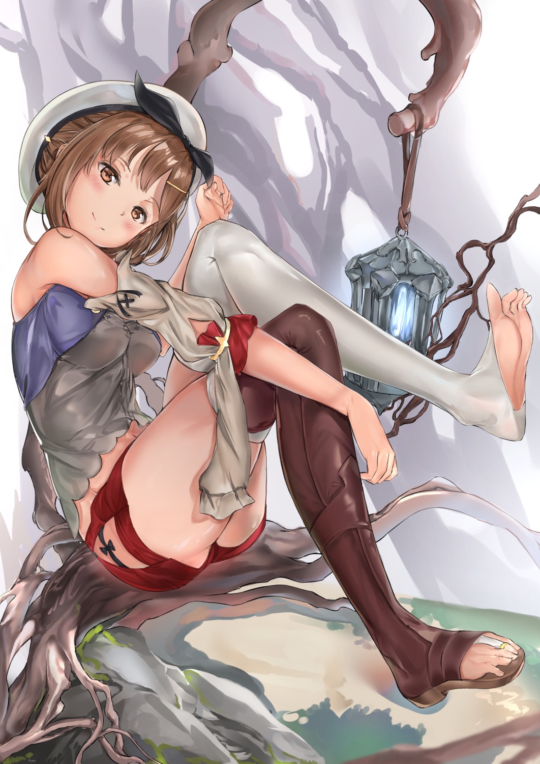 atelier, atelier_ryza, fana, feet, reisalin_stout, thighhighs