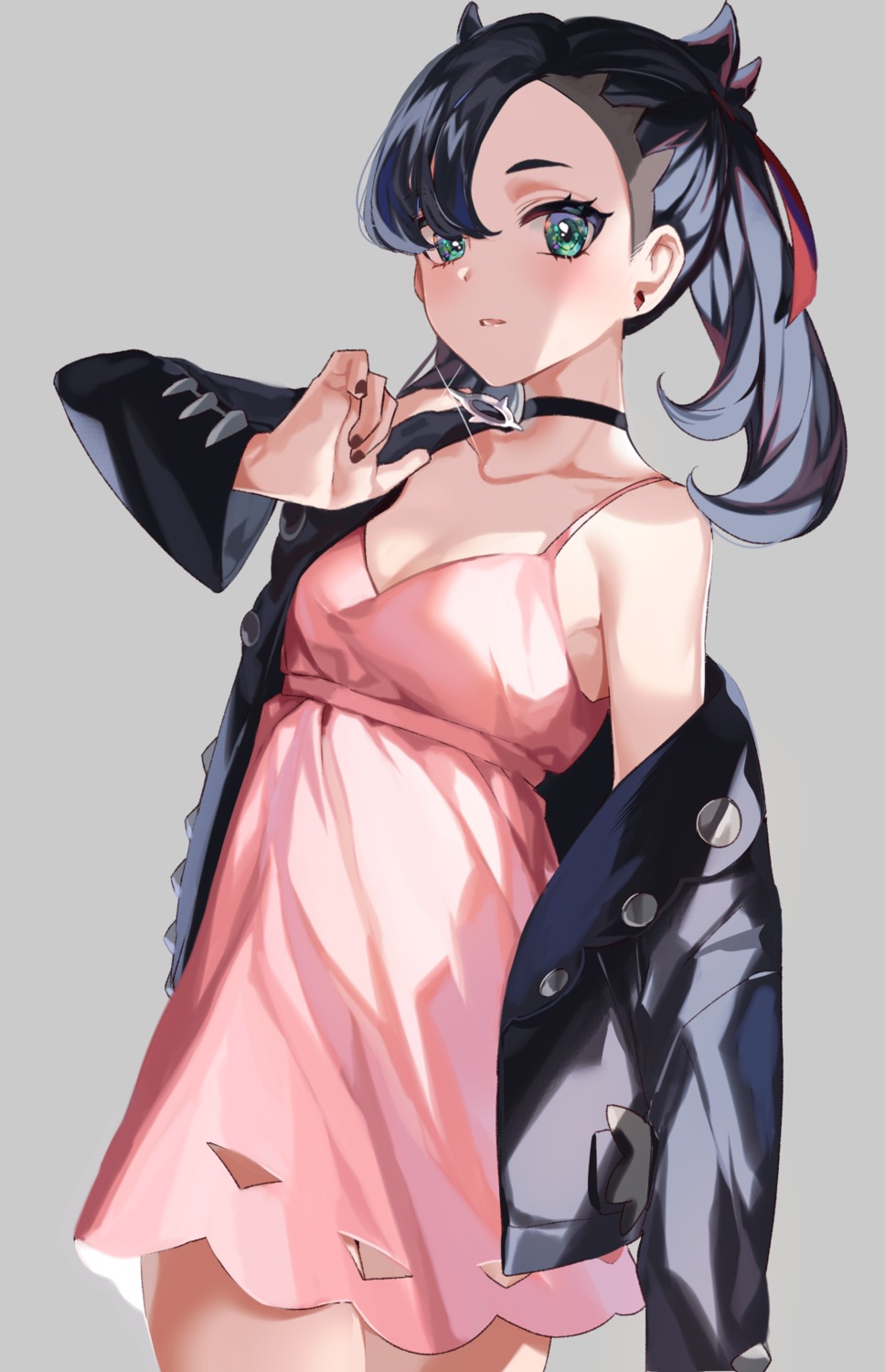 cleavage, dress, mary_(pokemon), pokemon, pokemon_swsh, s2riridoll