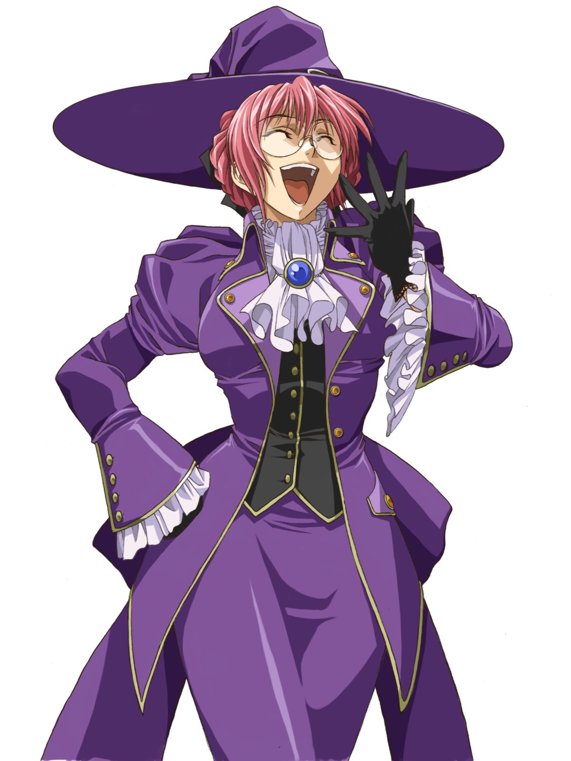 fumiko_odette_vanstein, kado_tsukasa, megane, shikigami_no_shiro, shikigami_no_shiro_iii, witch