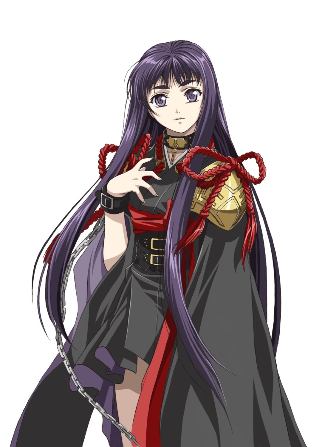 armor, bondage, joushima_tsukiko, kado_tsukasa, kimono, shikigami_no_shiro, shikigami_no_shiro_iii